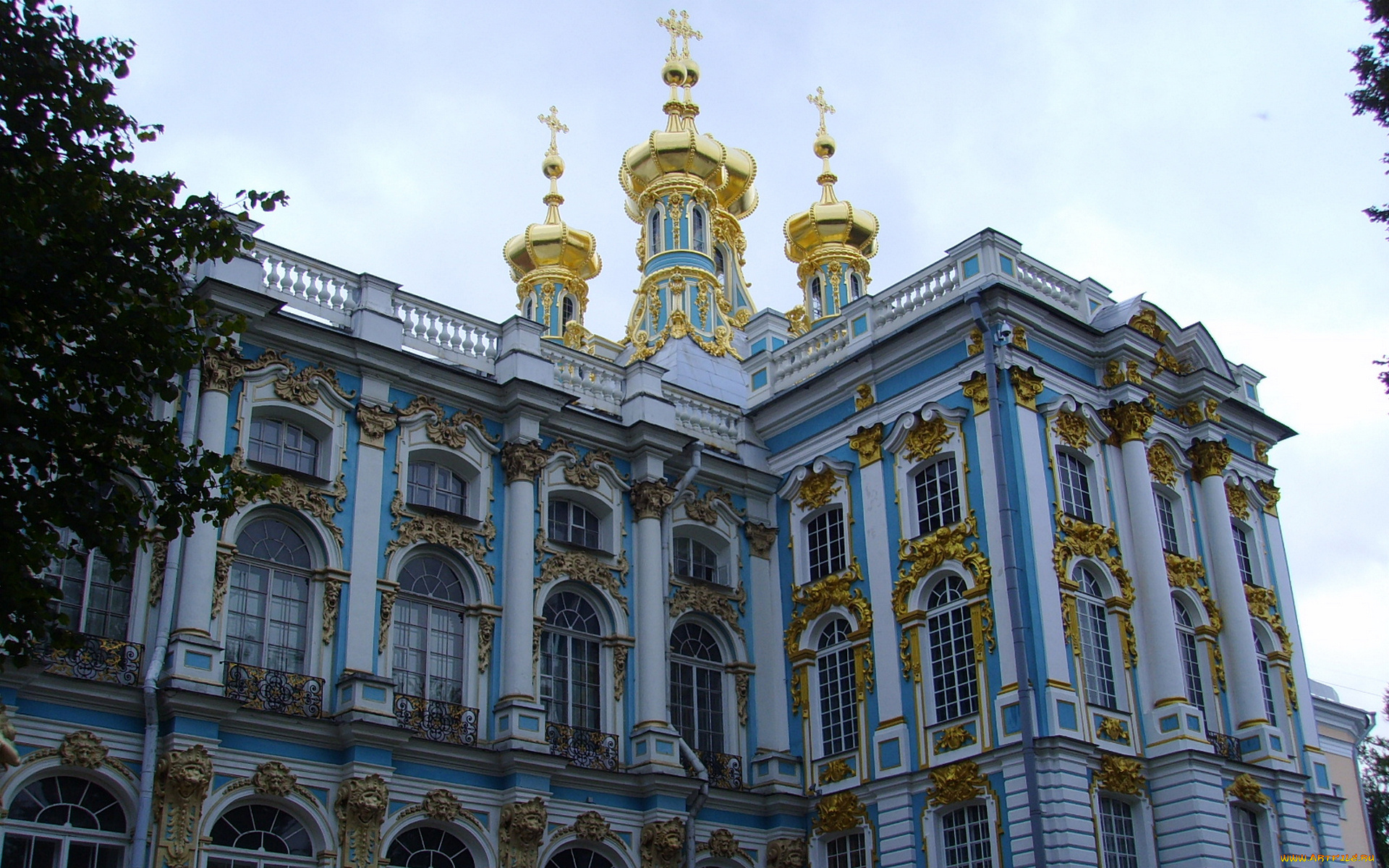 города, санкт, петербург, петергоф, россия, церковь