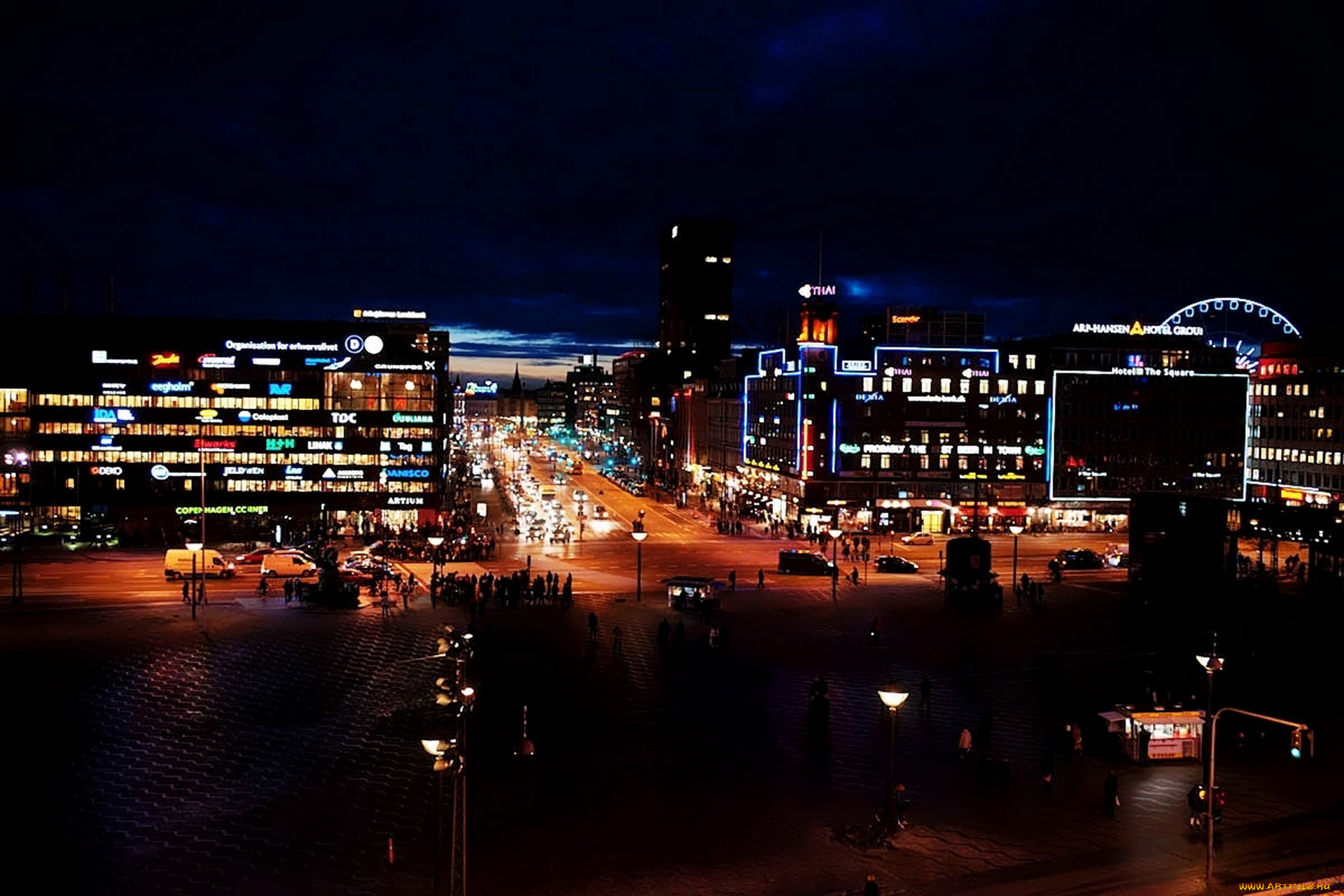 города, копенгаген, дания