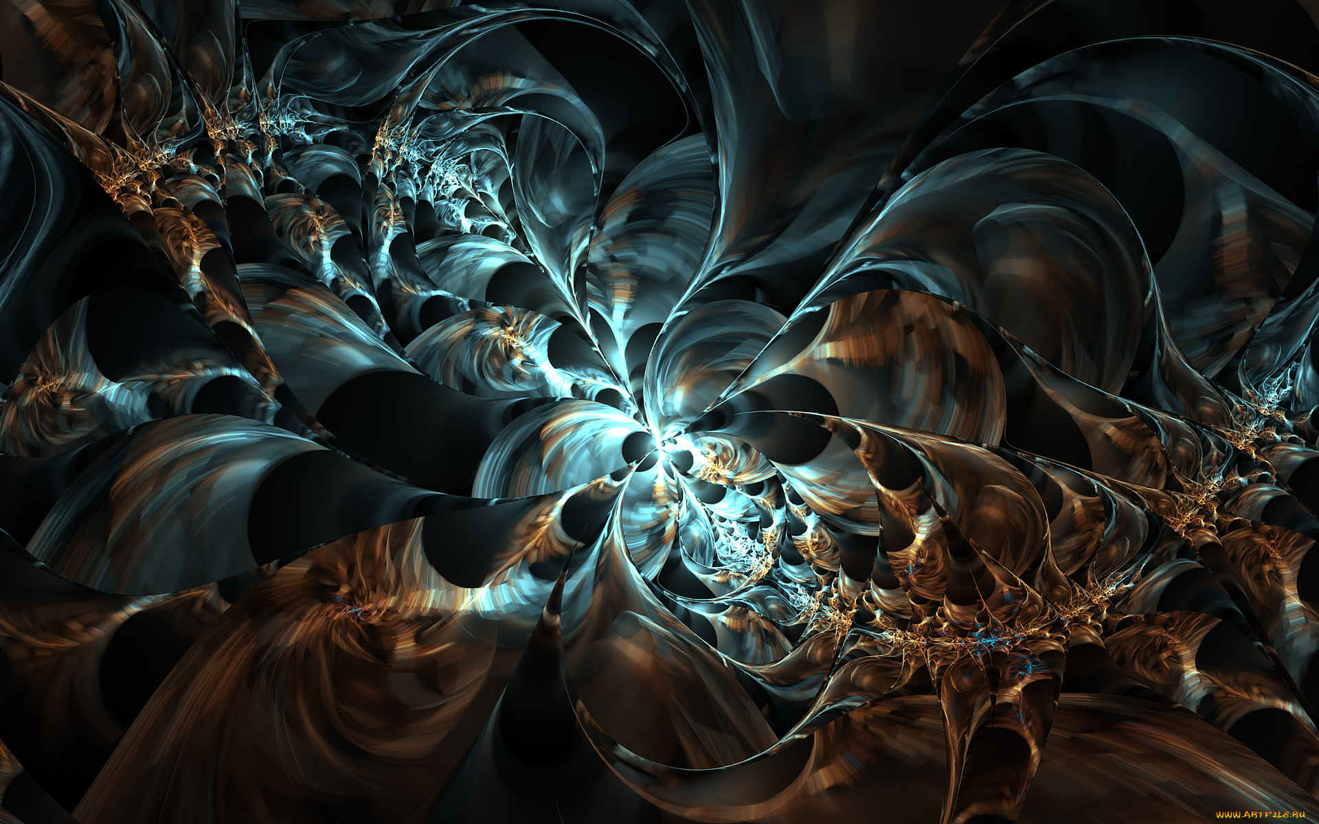 3д, графика, fractal, фракталы, узор