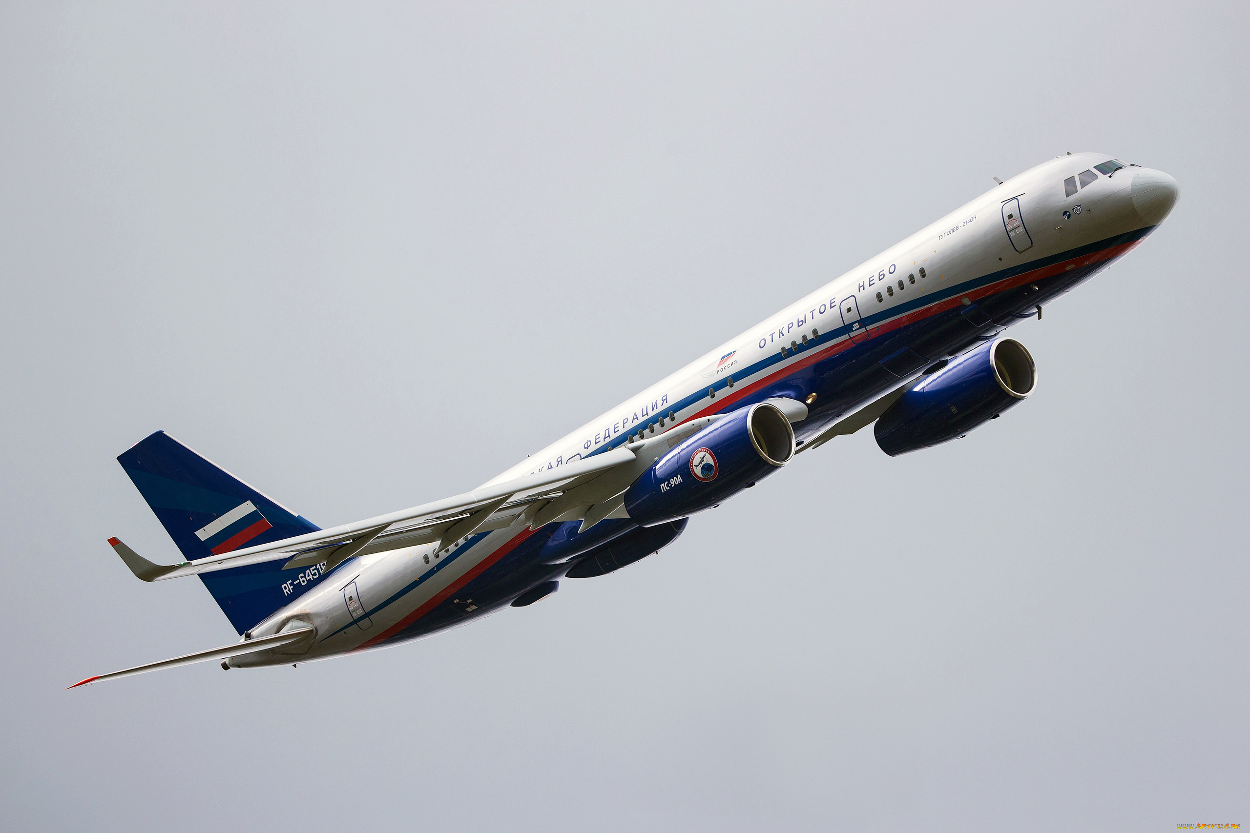 авиация, пассажирские, самолёты, ту-214он