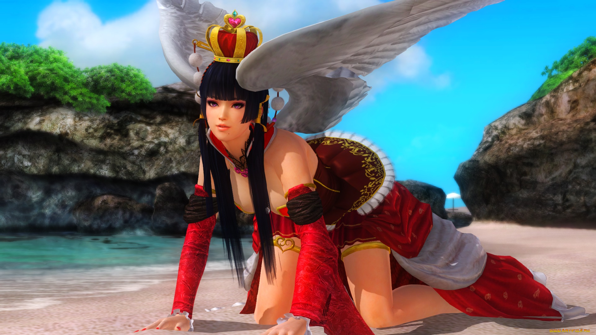 3д, графика, ангел, , angel, ангел, девушка, взгляд, фон