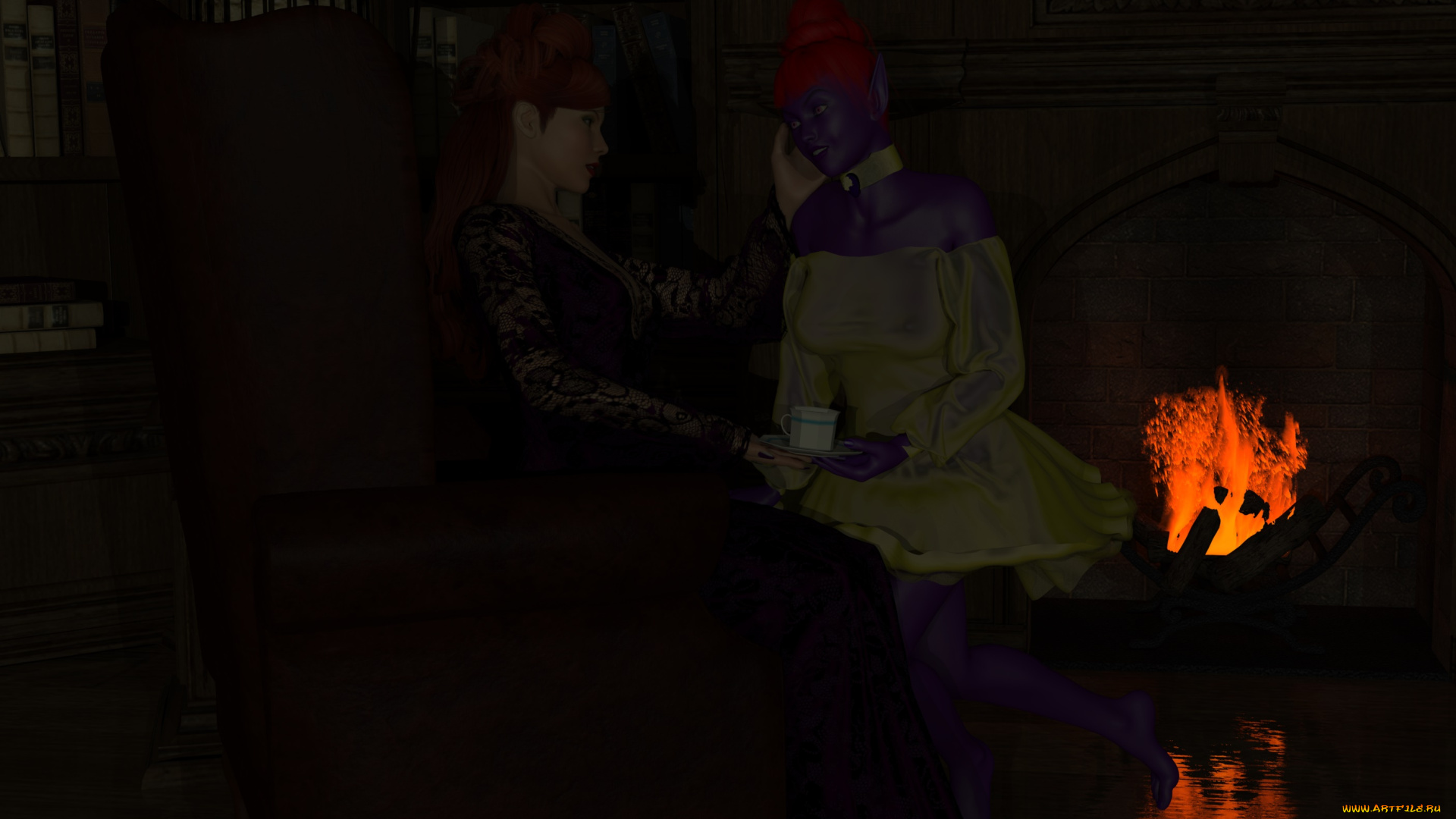 3д, графика, фантазия, , fantasy, девушка, взгляд, фон, халк