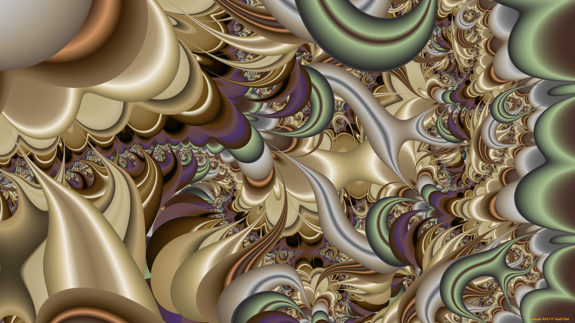 3д, графика, фракталы, , fractal, узор, фон, цвета