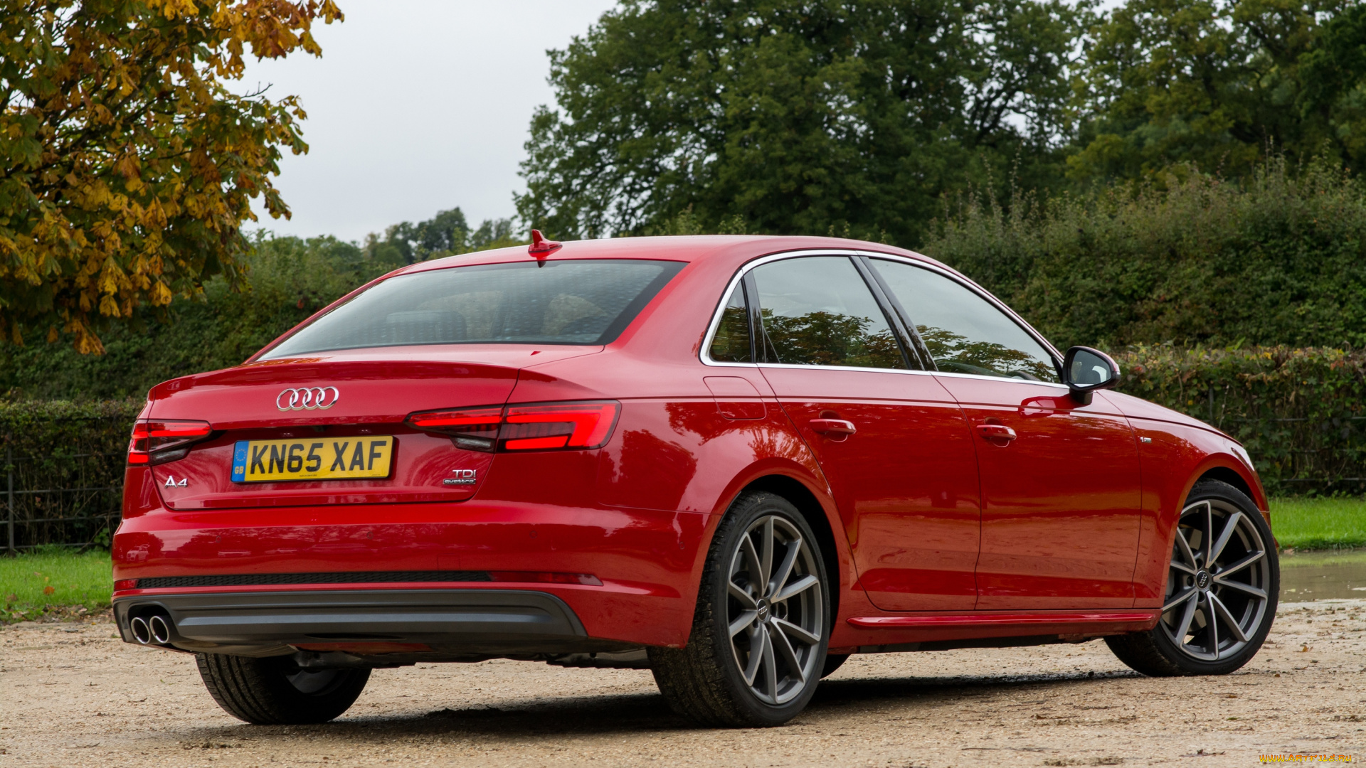 автомобили, audi, uk-spec, s, line, красный, 2015г, b9, a4, tdi, quattro