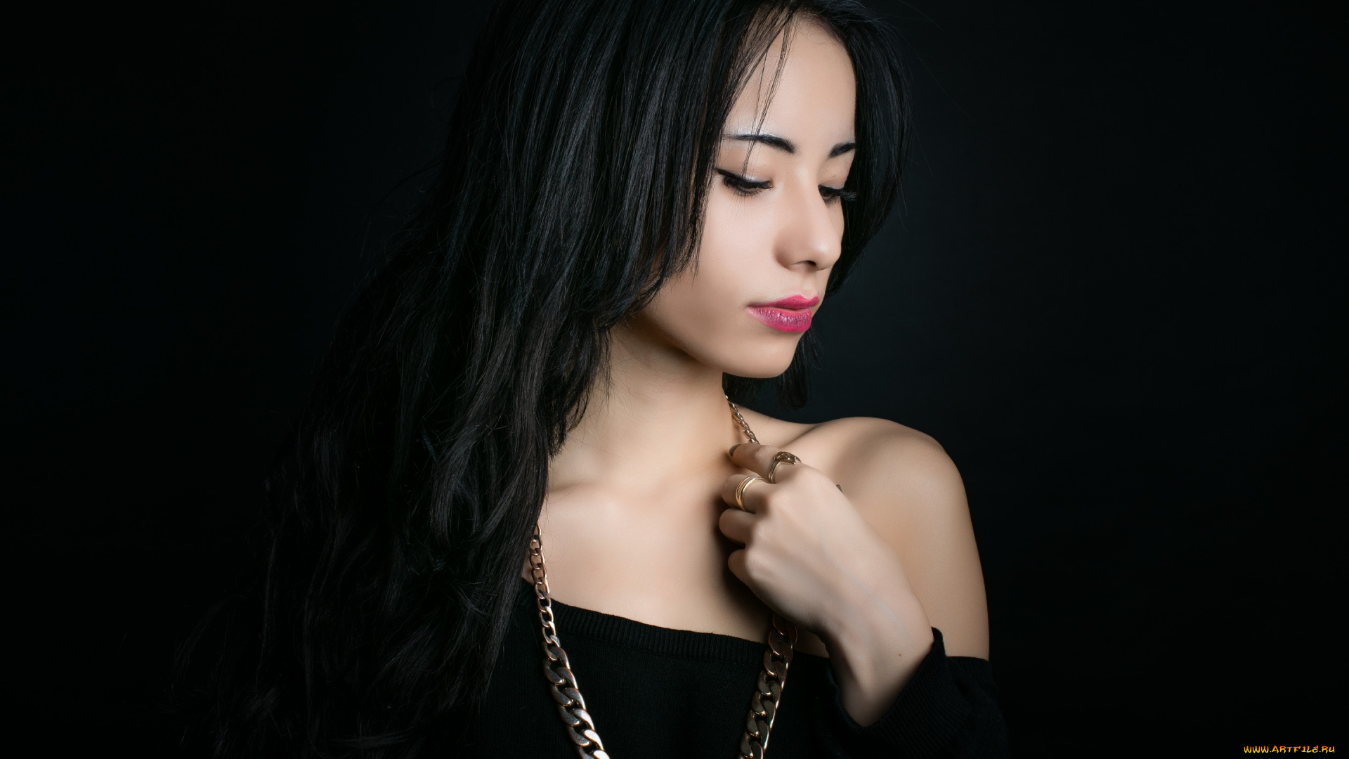 девушки, -unsort, , лица, , портреты, девушка, брюнетка, волосы, лицо, милашка, стиль