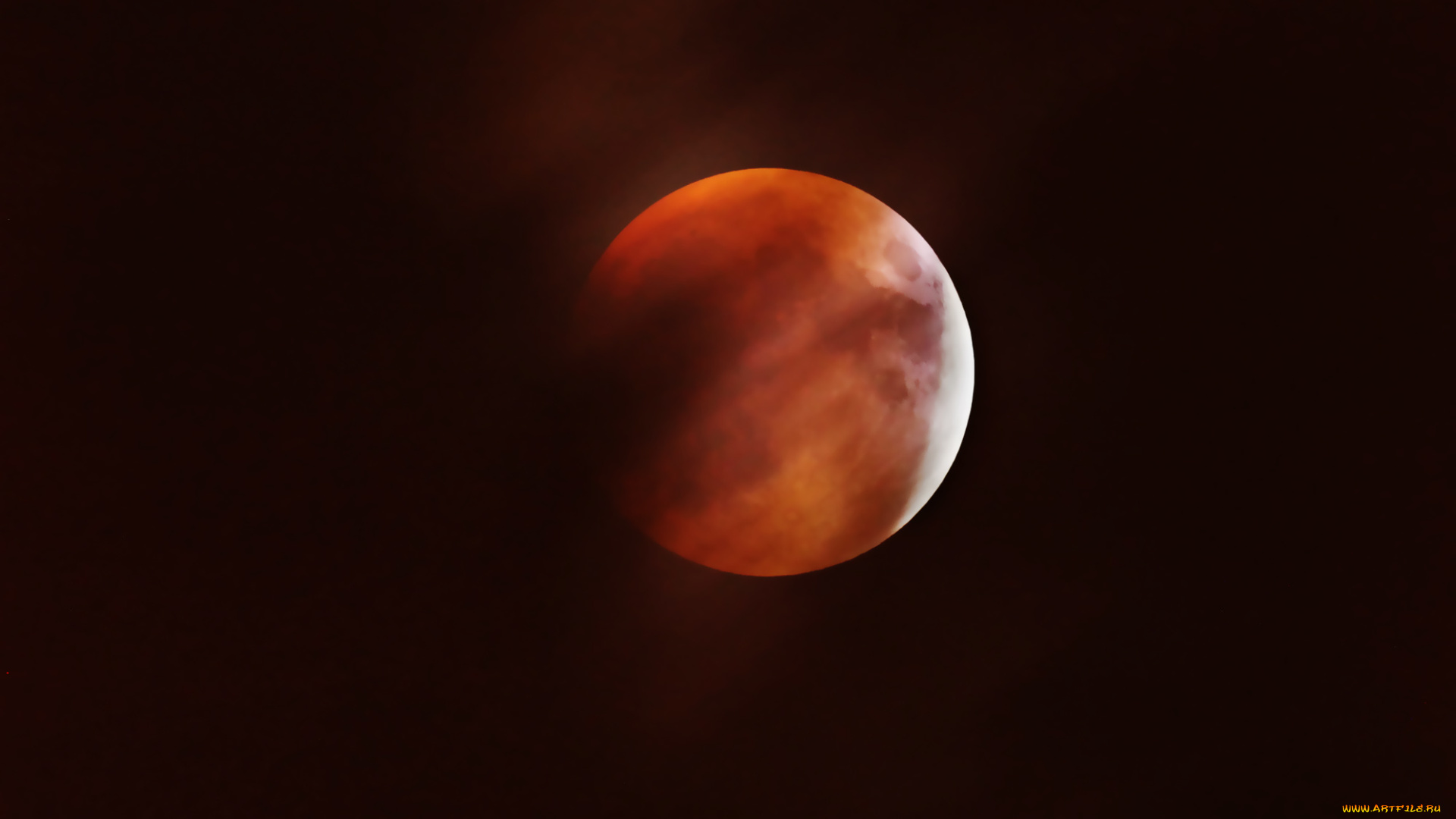 космос, луна, фон