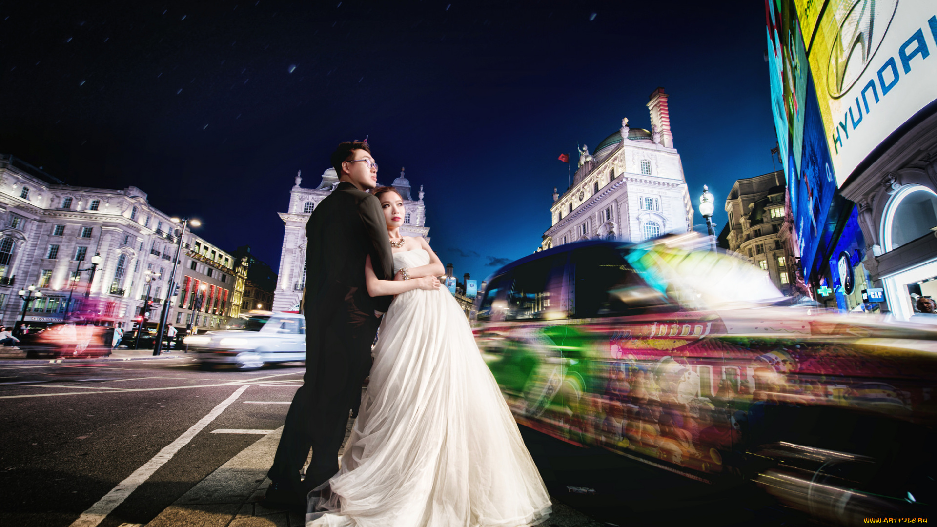 разное, мужчина, женщина, жених, девушка, свадьба, город, ночь, парень, любовь, пара, невеста