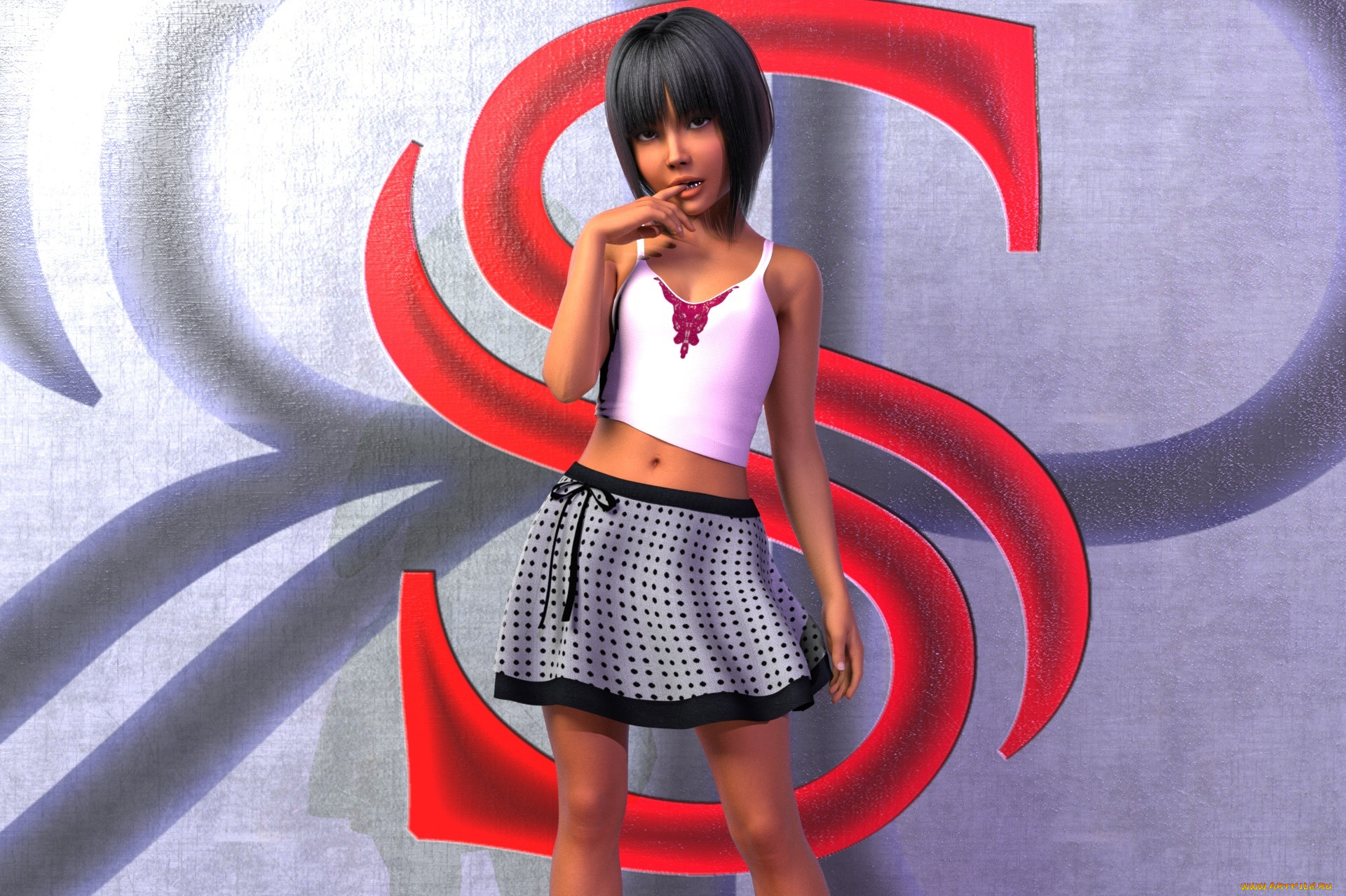 3д, графика, люди, , people, девочка, фон, взгляд