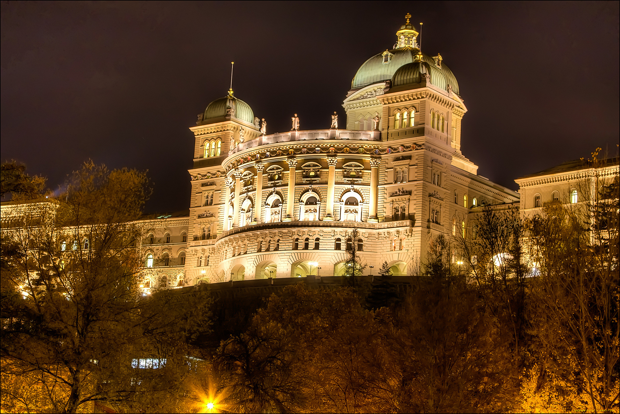bundeshaus, bern, switzerland, города, берн, , швейцария, огни, парламент, ночь