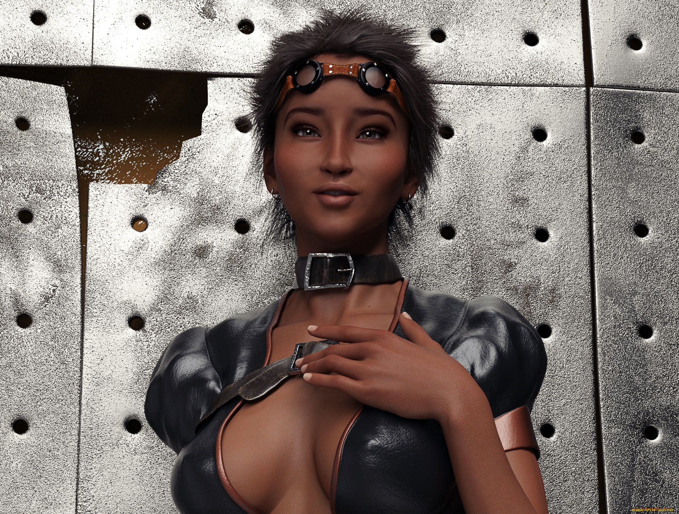 3д, графика, люди, , people, девушка, взгляд, фон