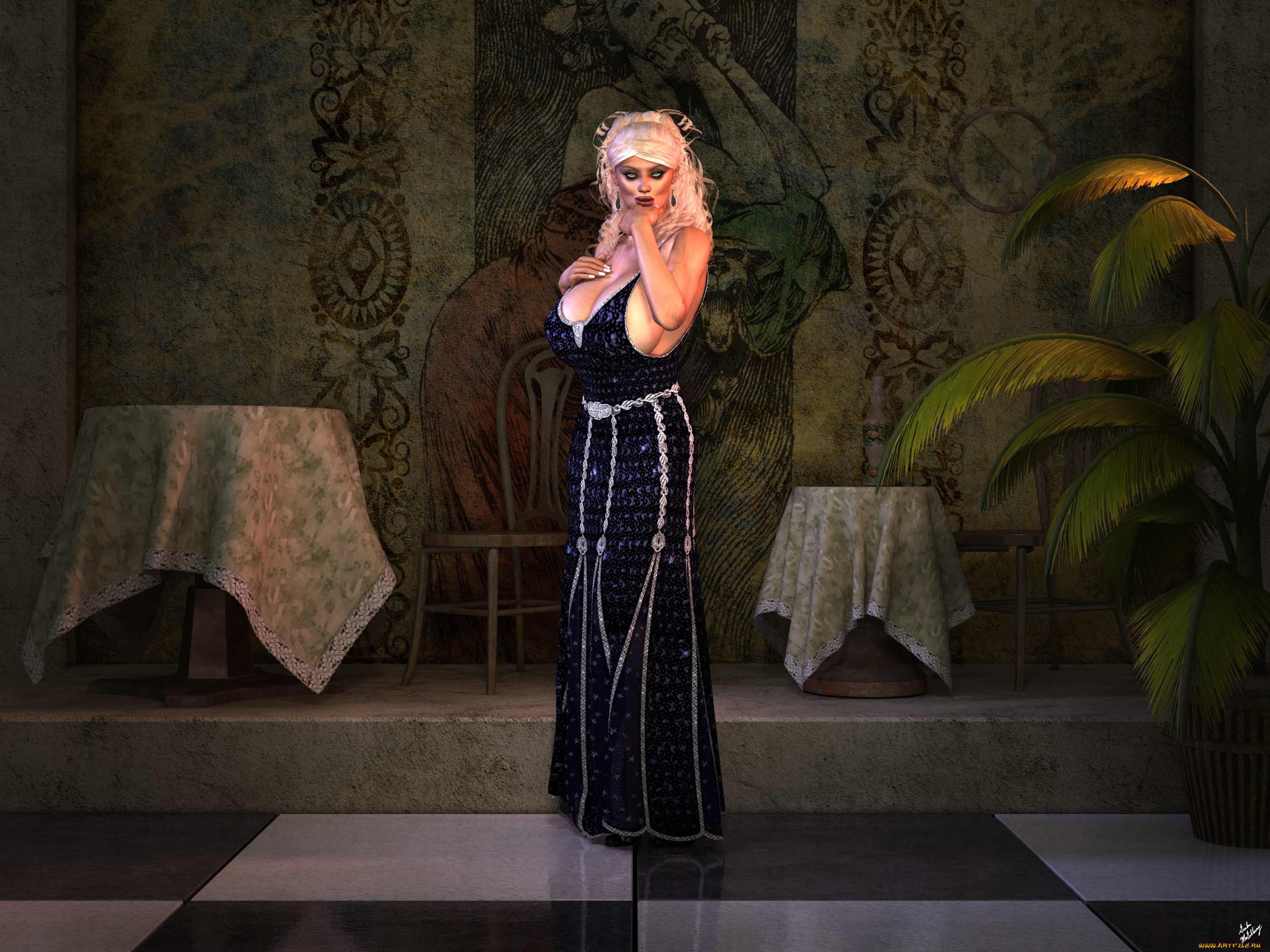 3д, графика, люди, , people, девушка, фон, взгляд