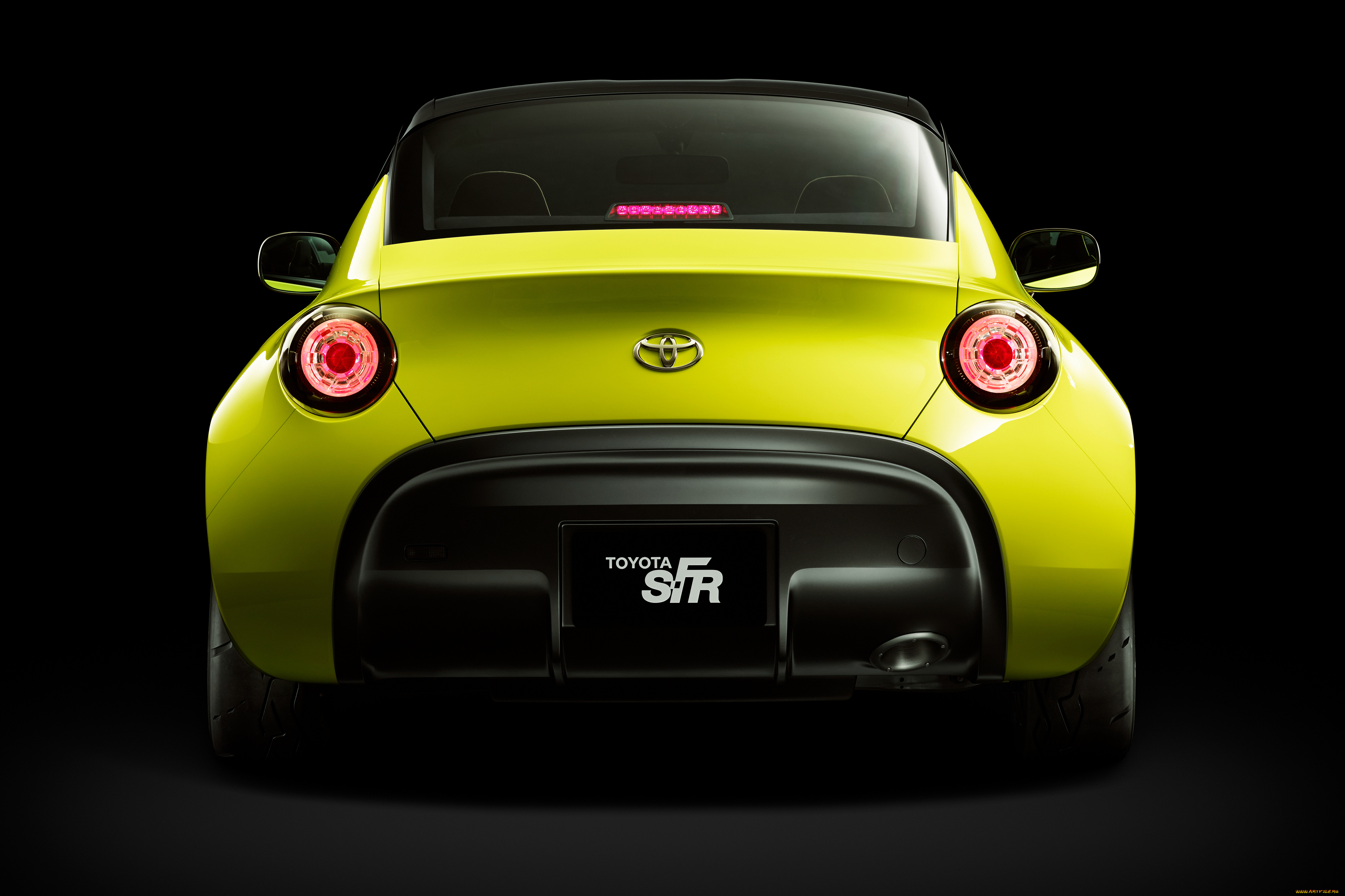 автомобили, toyota, s-fr, concept, желтый, 2015г