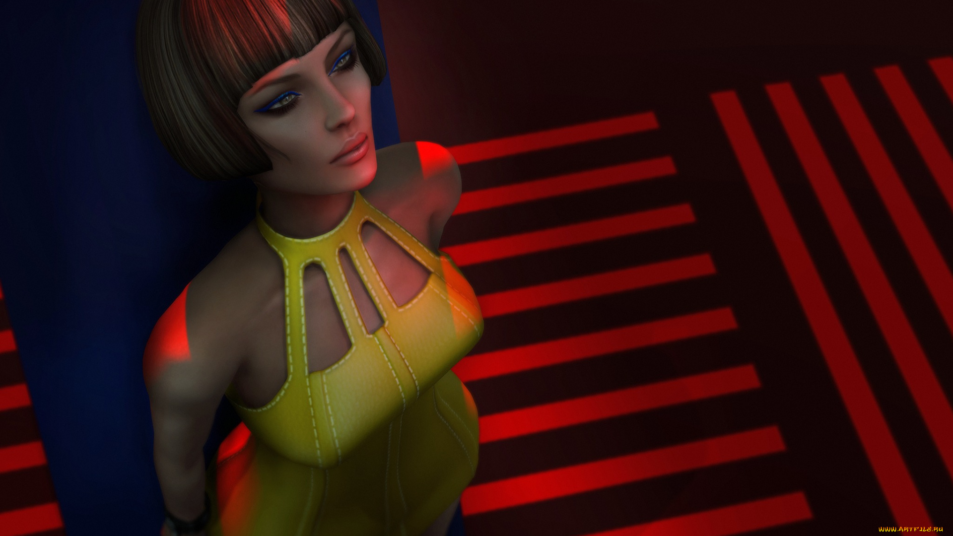 3д, графика, люди, , people, девушка