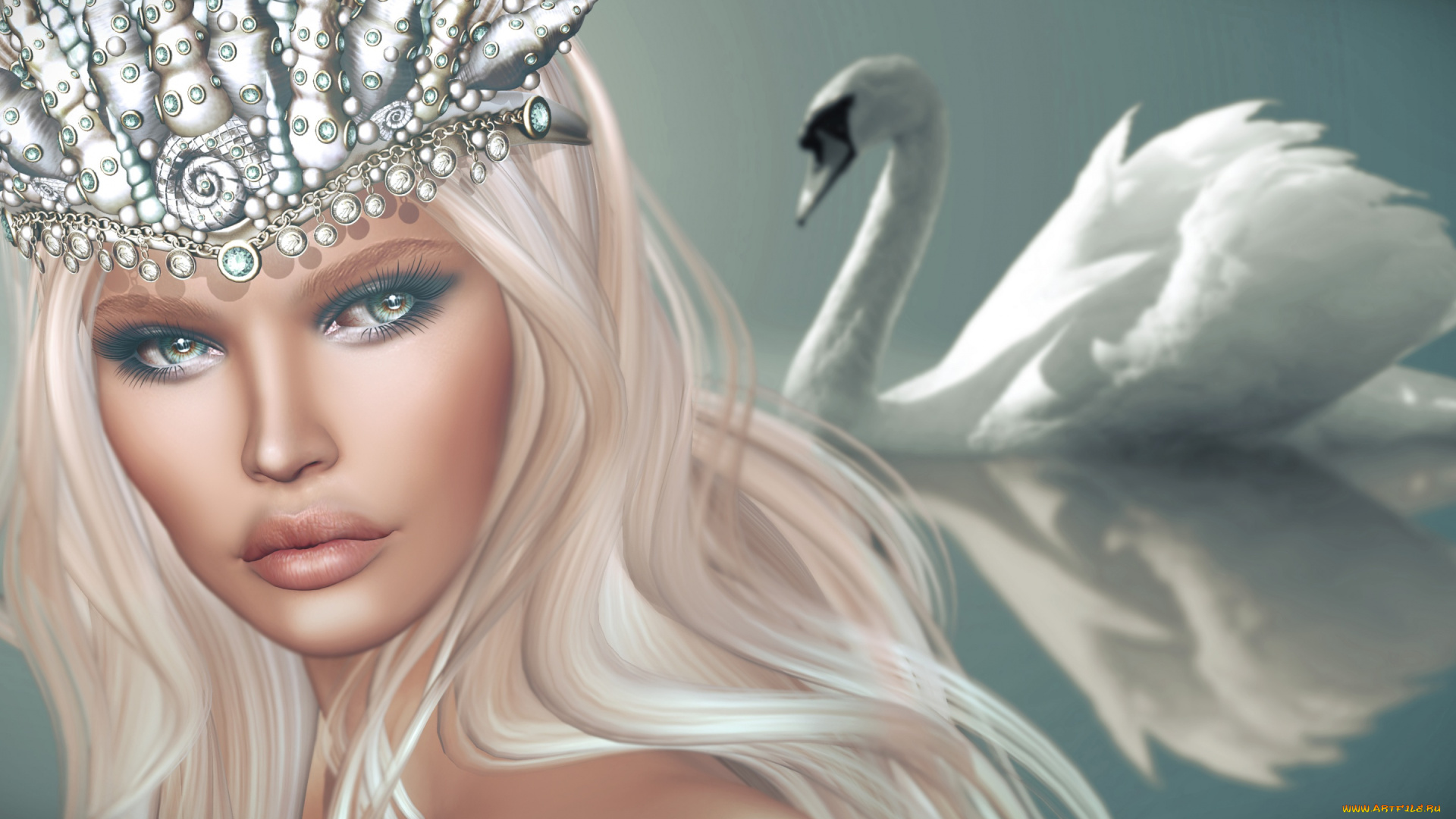 3д, графика, портрет, , portraits, девушка