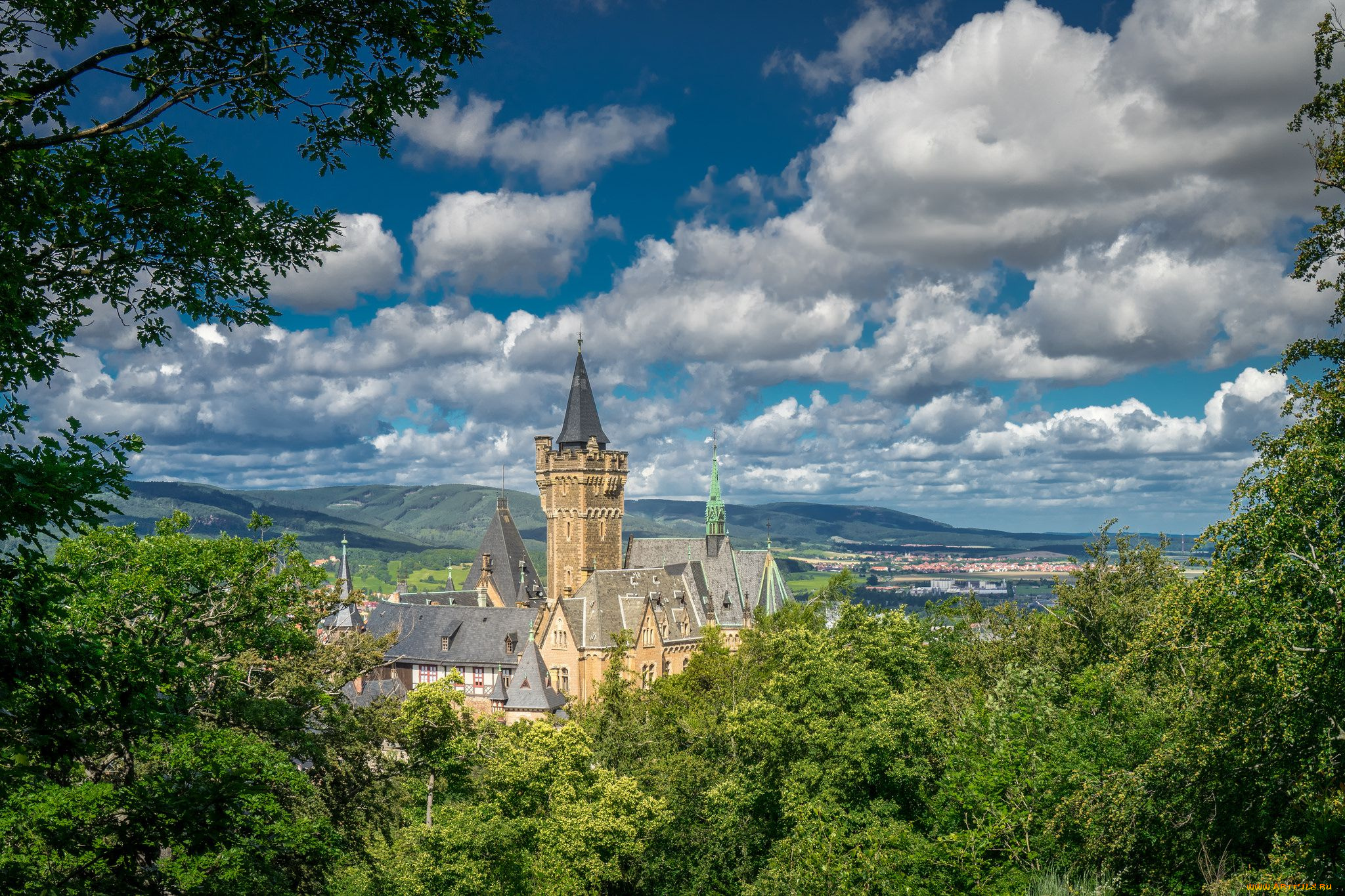 города, -, дворцы, , замки, , крепости, панорама