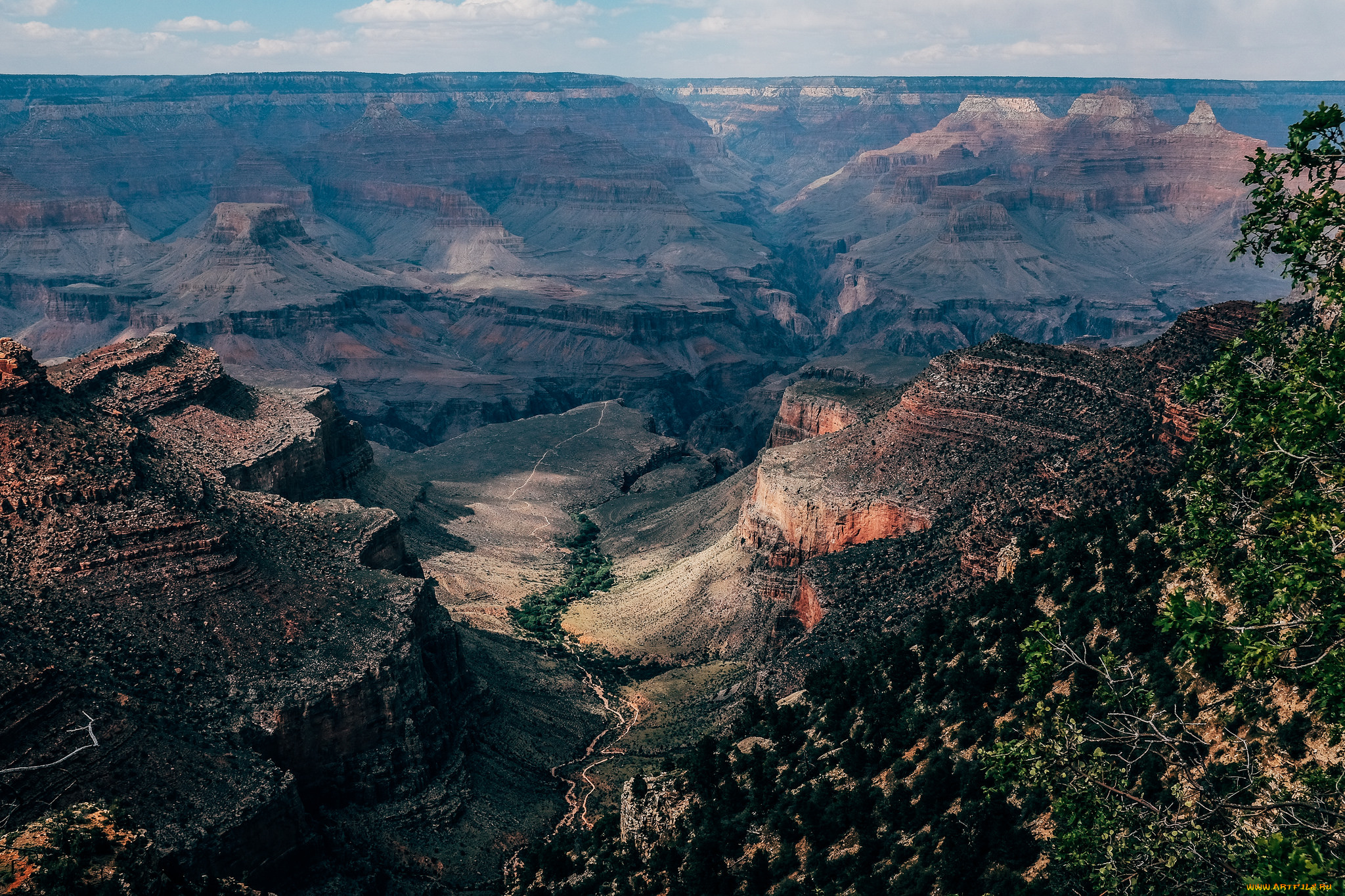 природа, горы, каньон