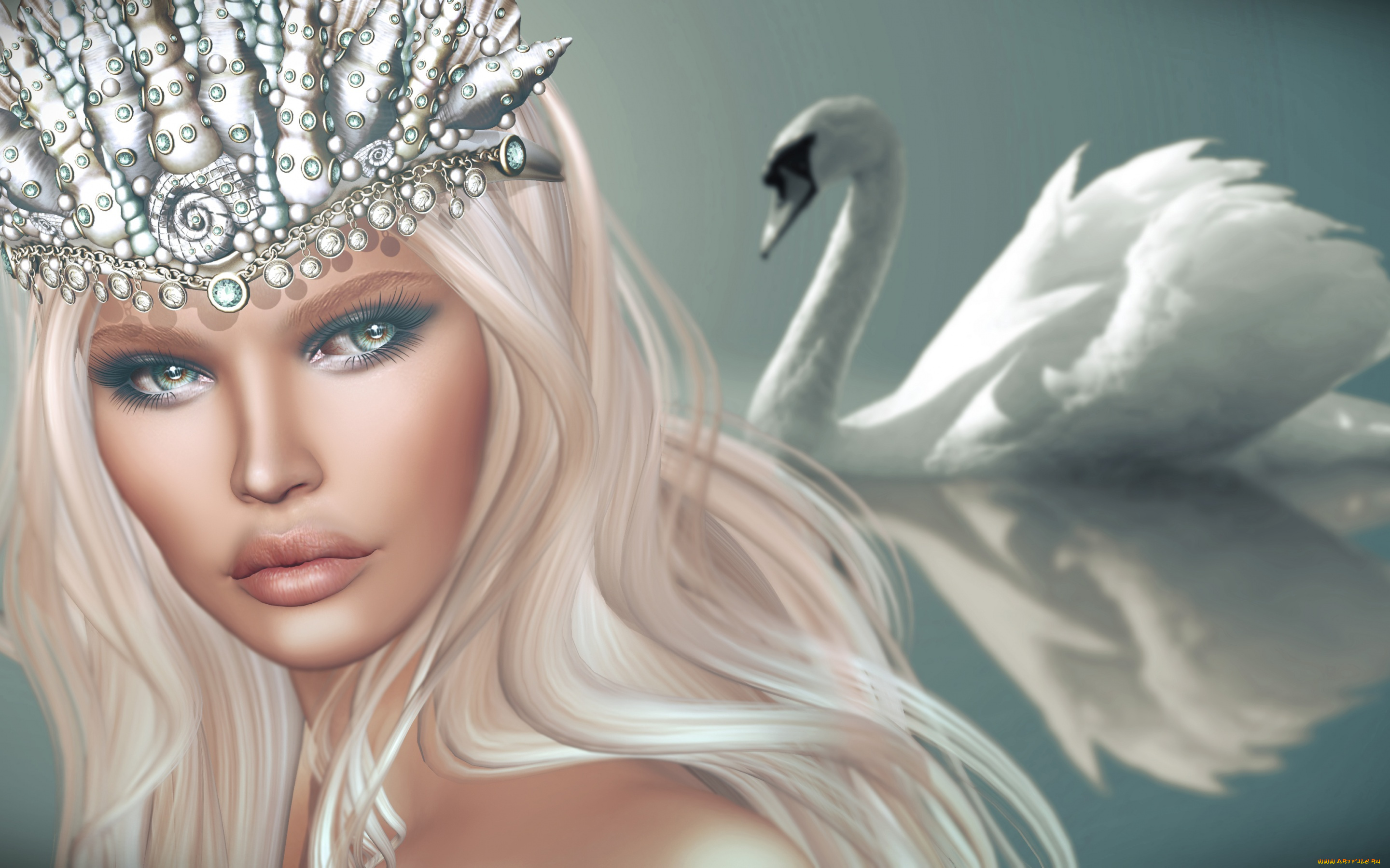 3д, графика, портрет, , portraits, девушка