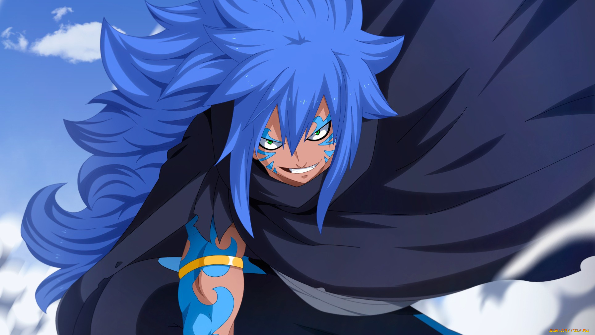 аниме, fairy, tail, acnologia
