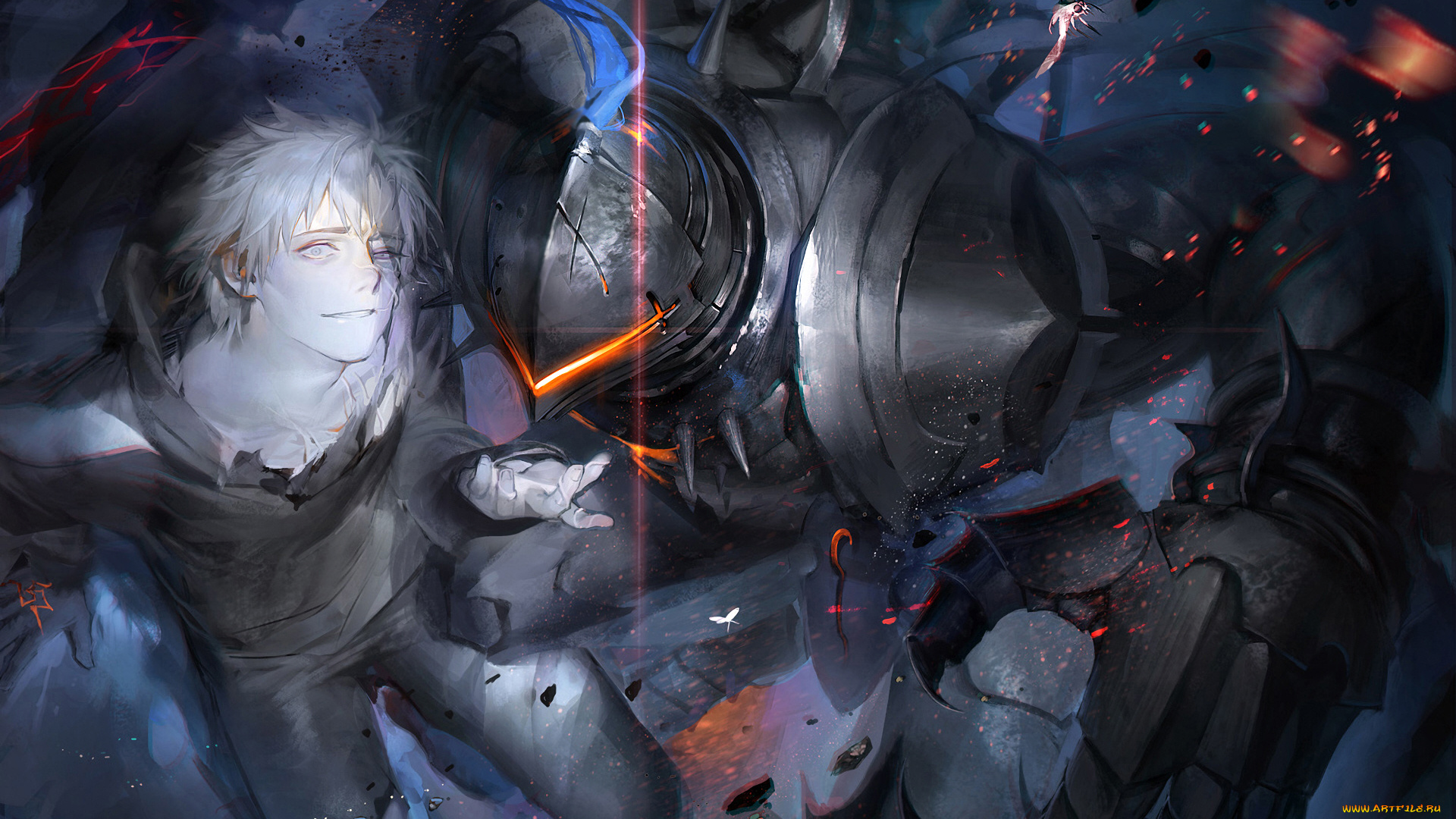 аниме, fate, stay, night, парень