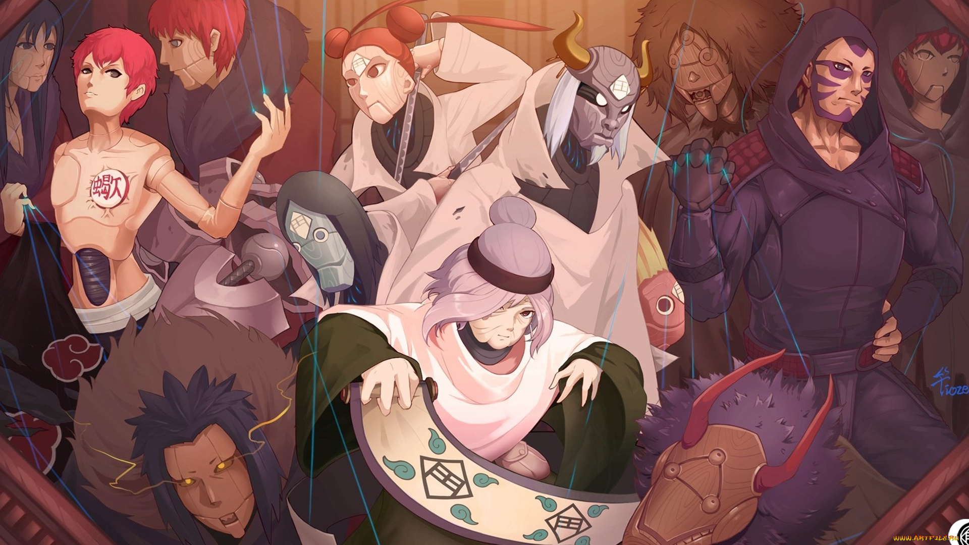 аниме, naruto, jutsu, japonese, shinobi, kankuro, chakra, ninja