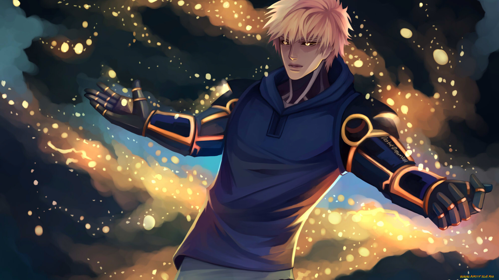 аниме, one, punch, man, генос