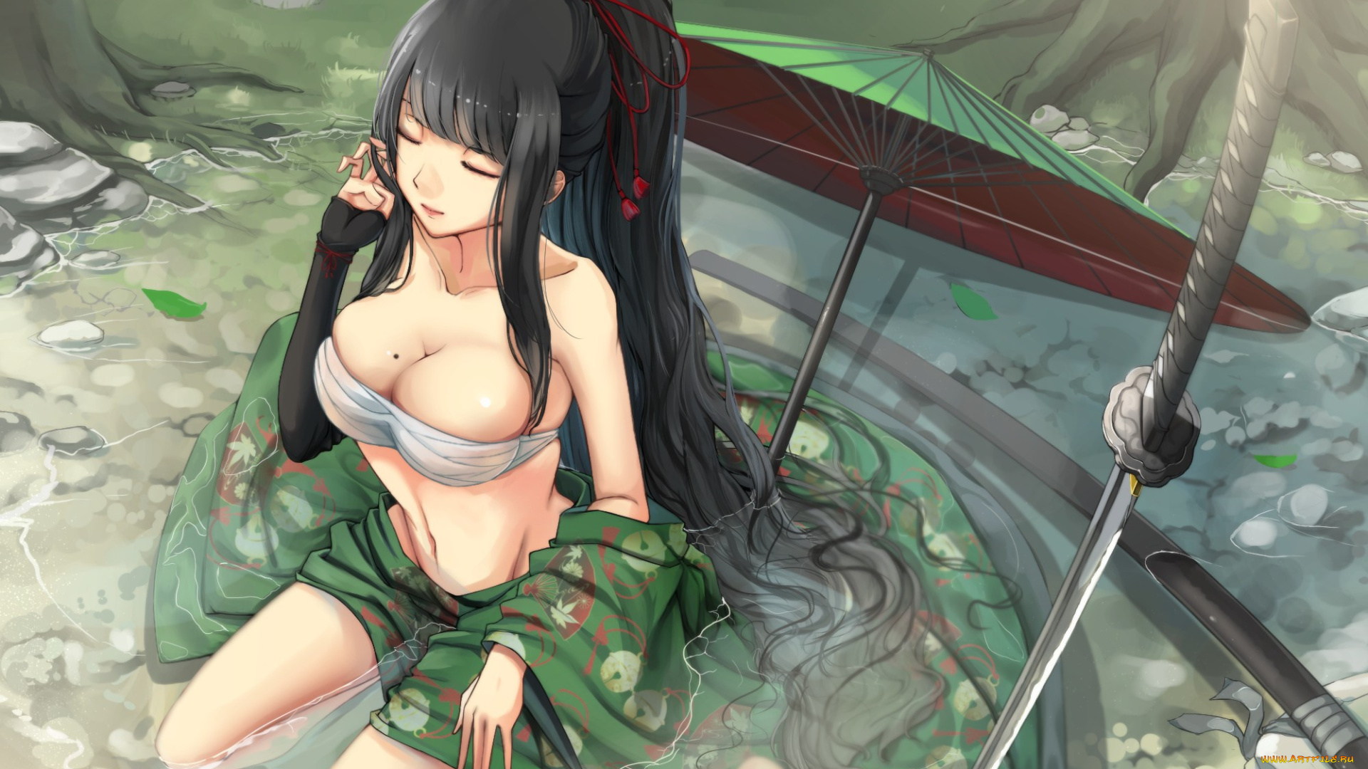 аниме, оружие, , техника, , технологии, anime, tits, kyojin, big, breast, boobs, girl, kimono, thigh, titty, busty, boobies, umbrella, blade, sword, ken, brunette, huge, asian, maga, bishojo, katana, kawaii, japonese, chest, large, strong