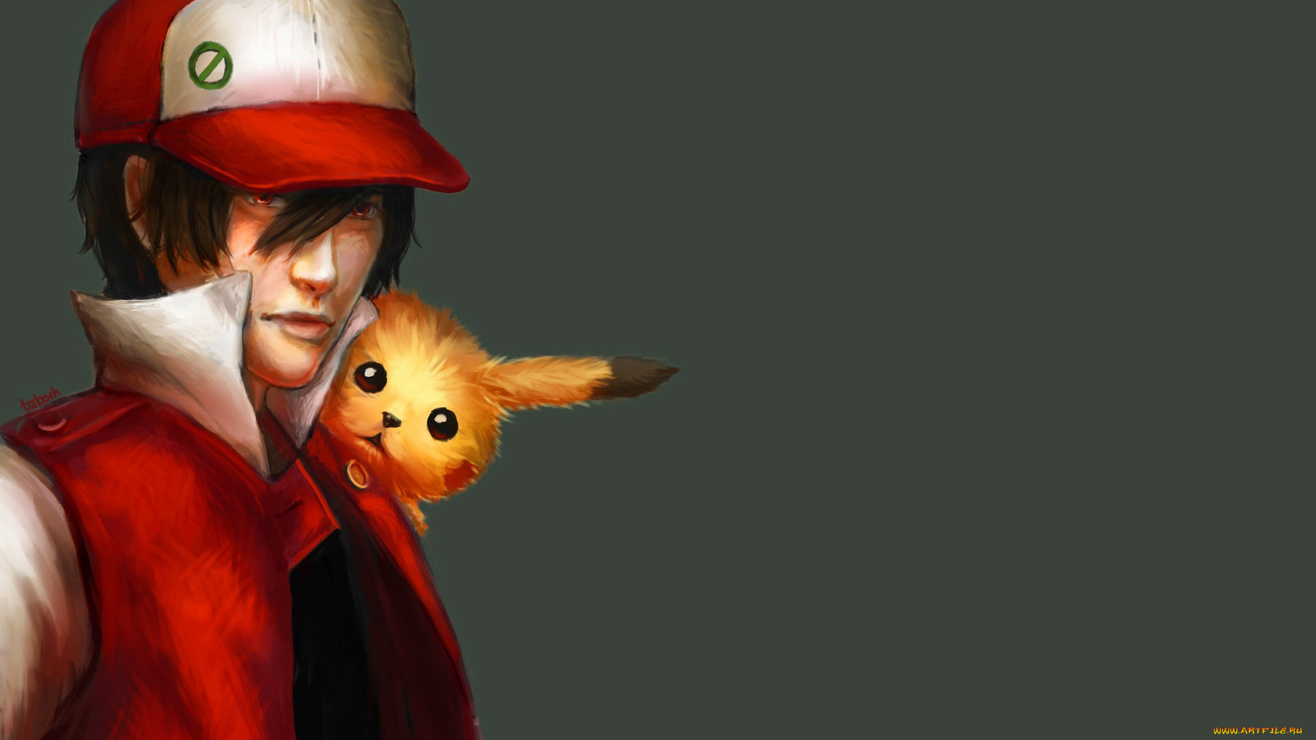 аниме, pokemon, эш, пикачу