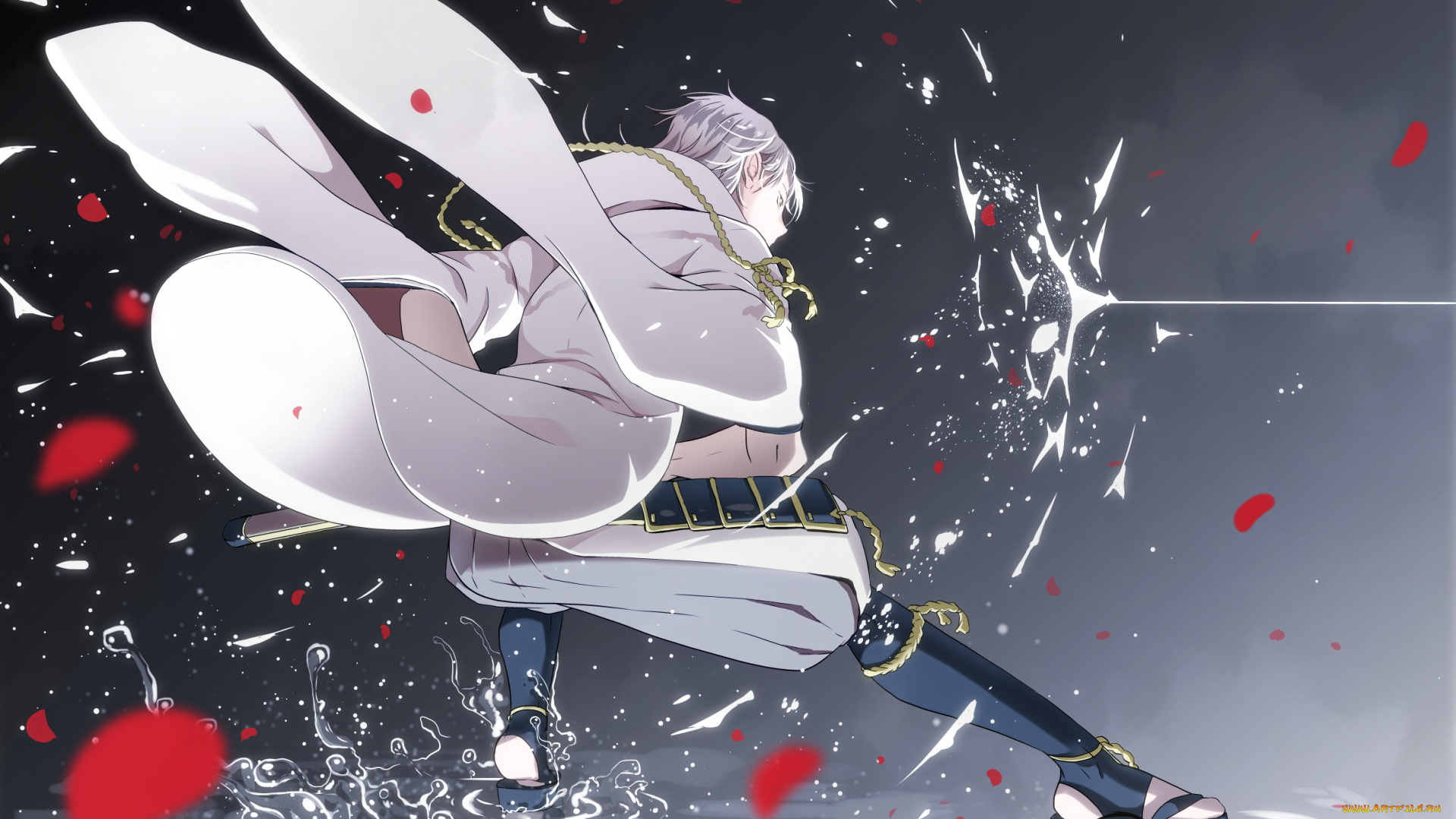 аниме, touken, ranbu, танец, мечей