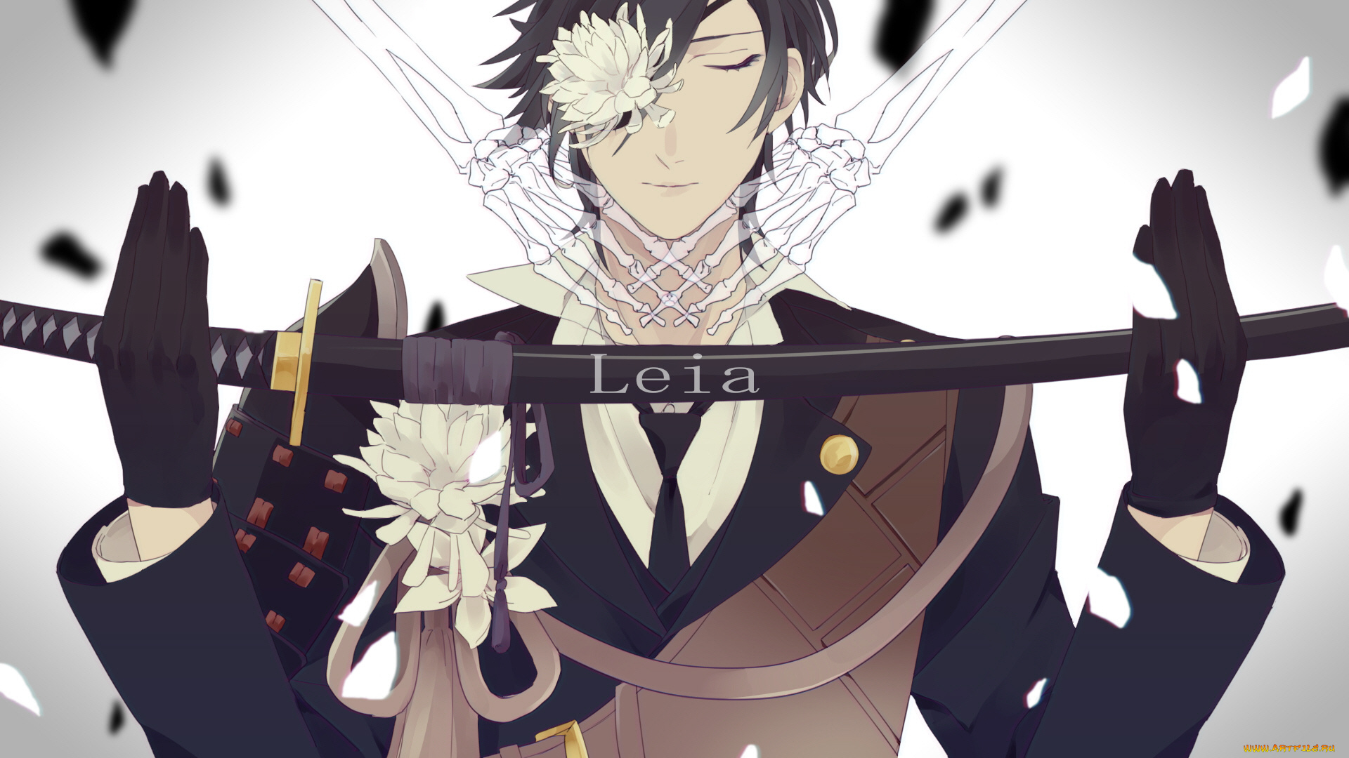 аниме, touken, ranbu, танец, мечей