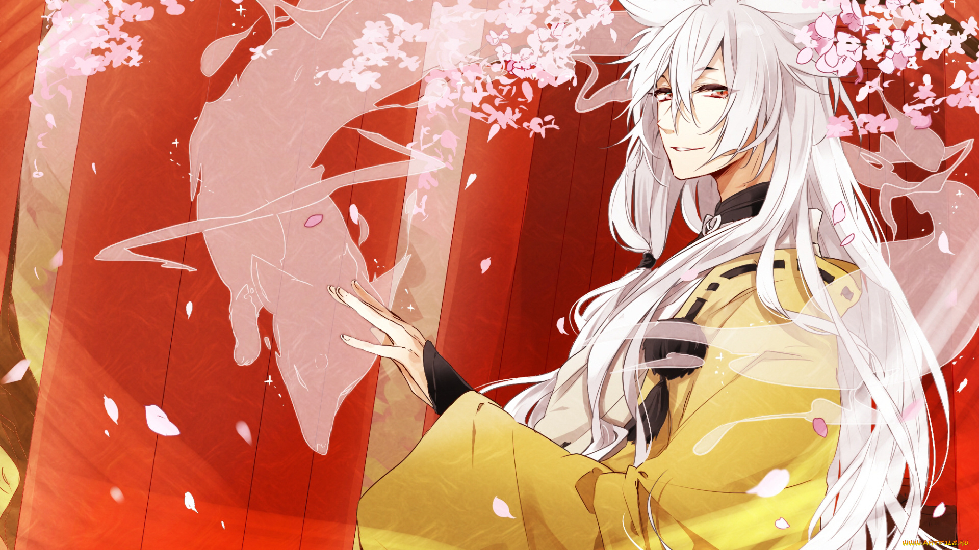 аниме, touken, ranbu, танец, мечей