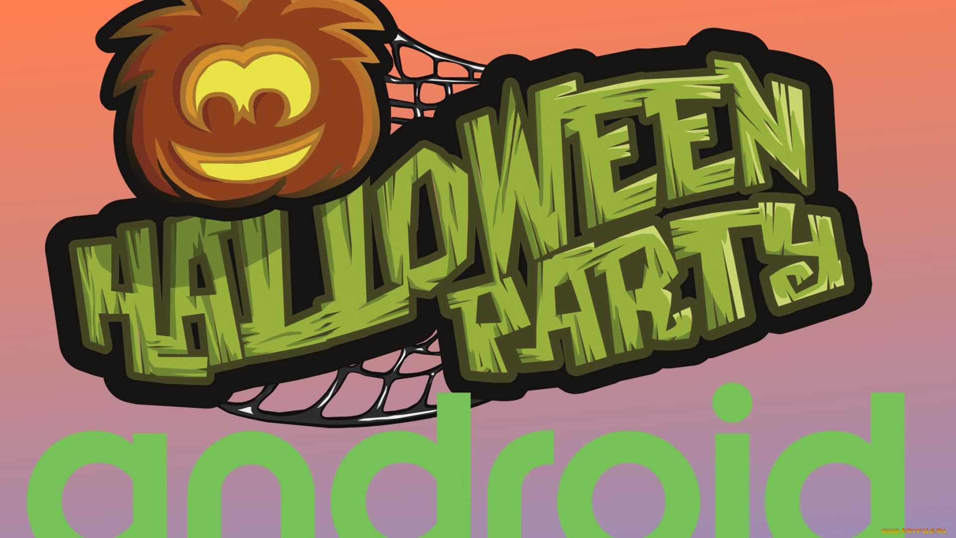 компьютеры, android, фон, логотип