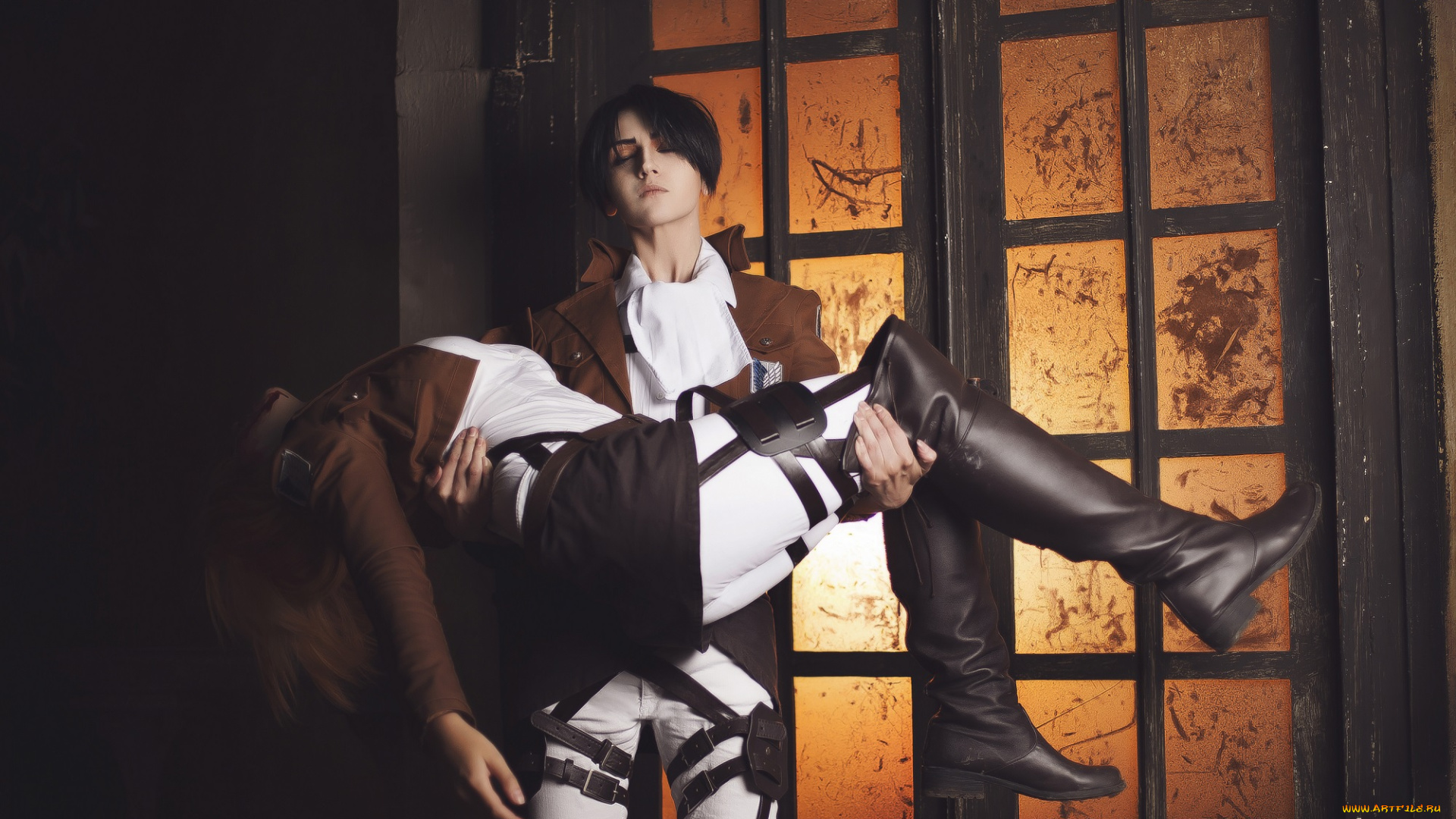 разное, cosplay, , косплей, атака, титанов