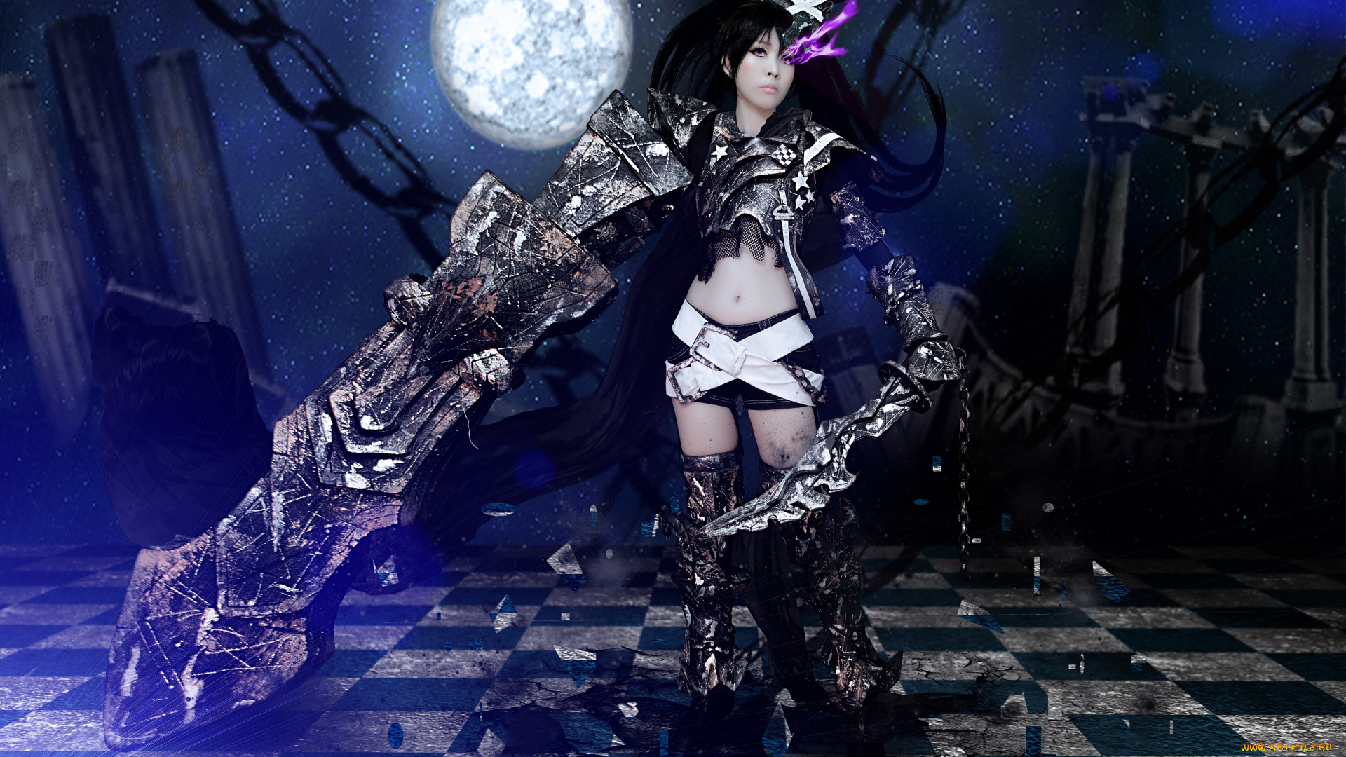 разное, cosplay, , косплей, black, rock, shooter, yuki, godbless