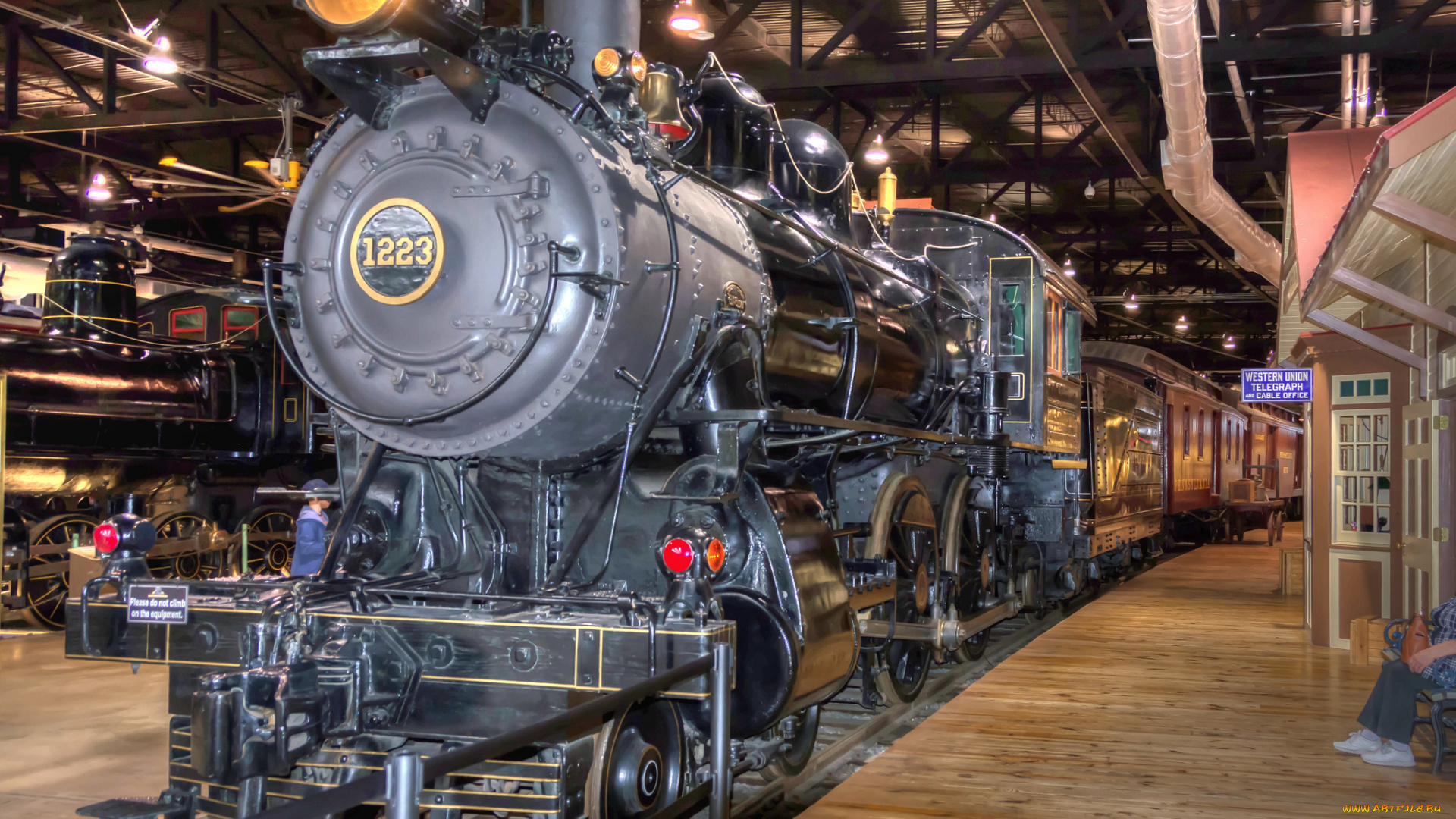 техника, паровозы, состав, локомотив