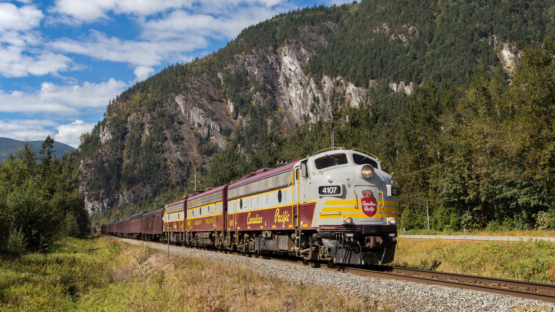 техника, поезда, локомотив, состав