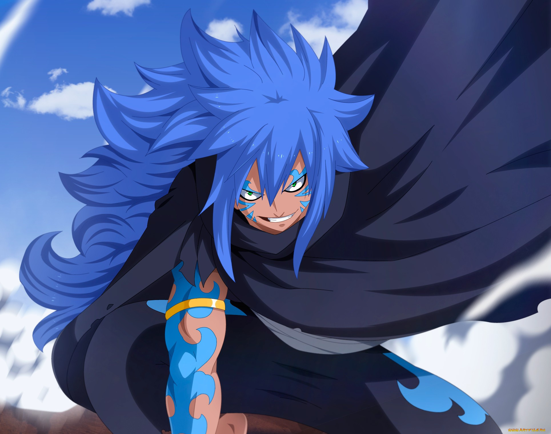аниме, fairy, tail, acnologia