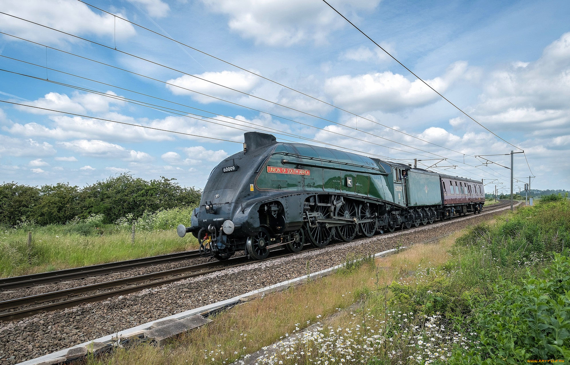 техника, паровозы, состав, локомотив