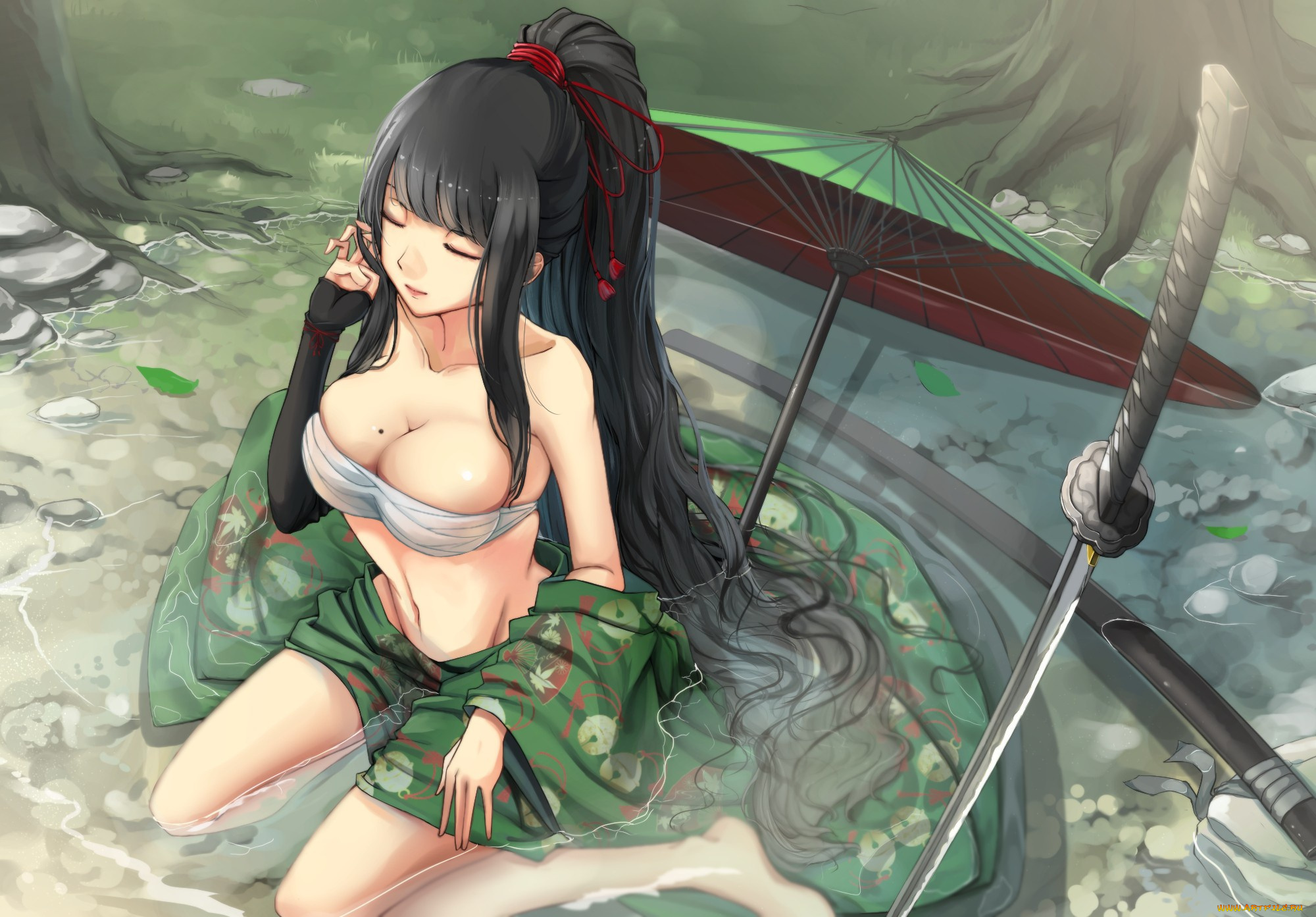 аниме, оружие, , техника, , технологии, anime, tits, kyojin, big, breast, boobs, girl, kimono, thigh, titty, busty, boobies, umbrella, blade, sword, ken, brunette, huge, asian, maga, bishojo, katana, kawaii, japonese, chest, large, strong