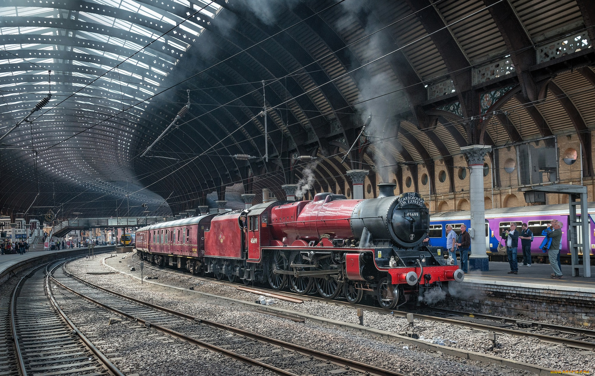 техника, паровозы, локомотив, состав