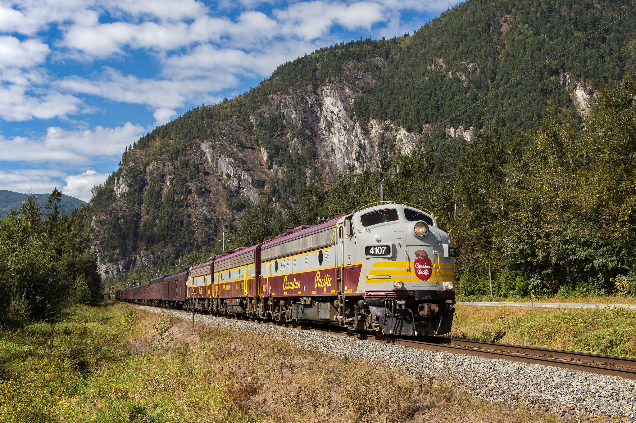 техника, поезда, локомотив, состав