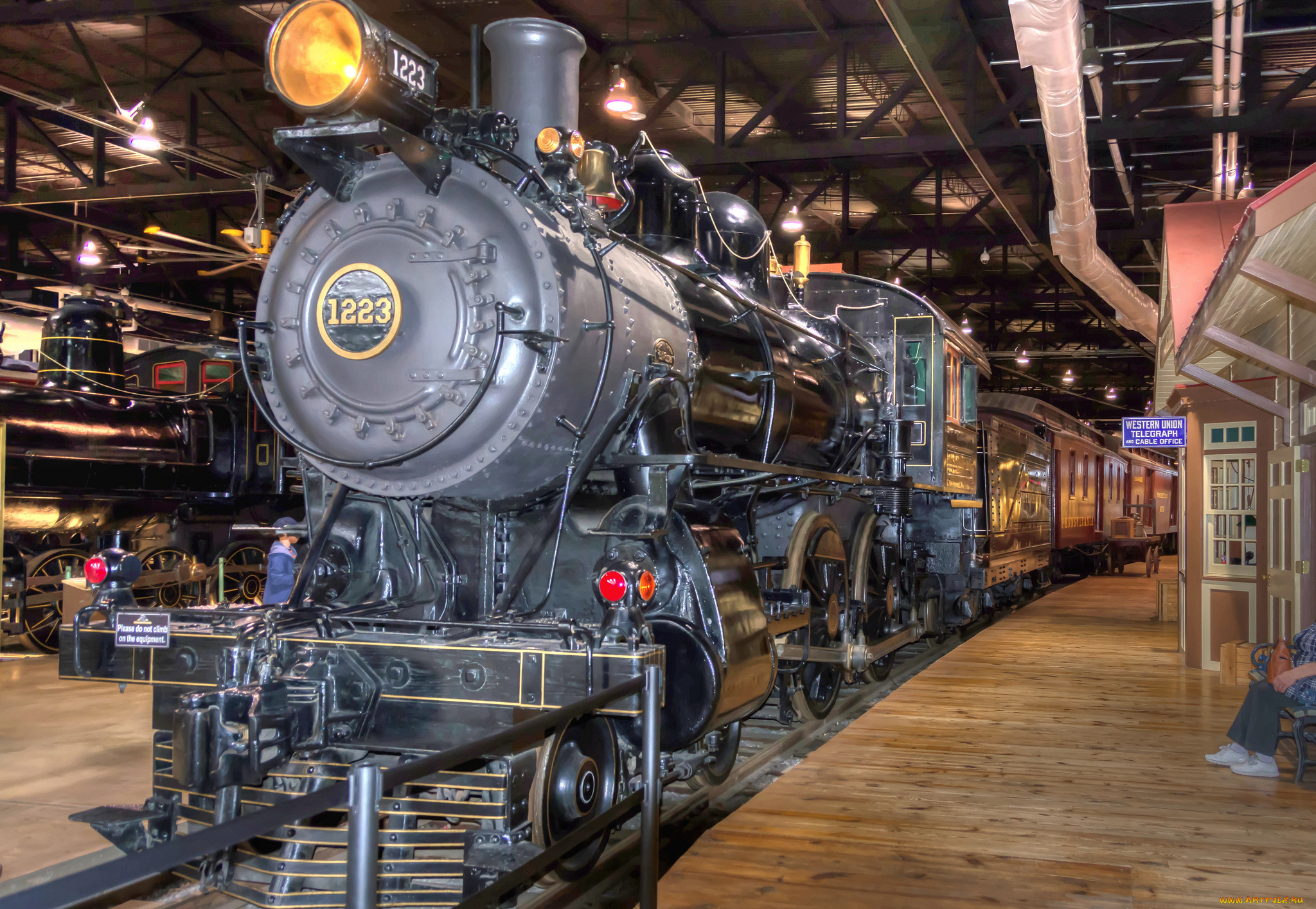 техника, паровозы, состав, локомотив