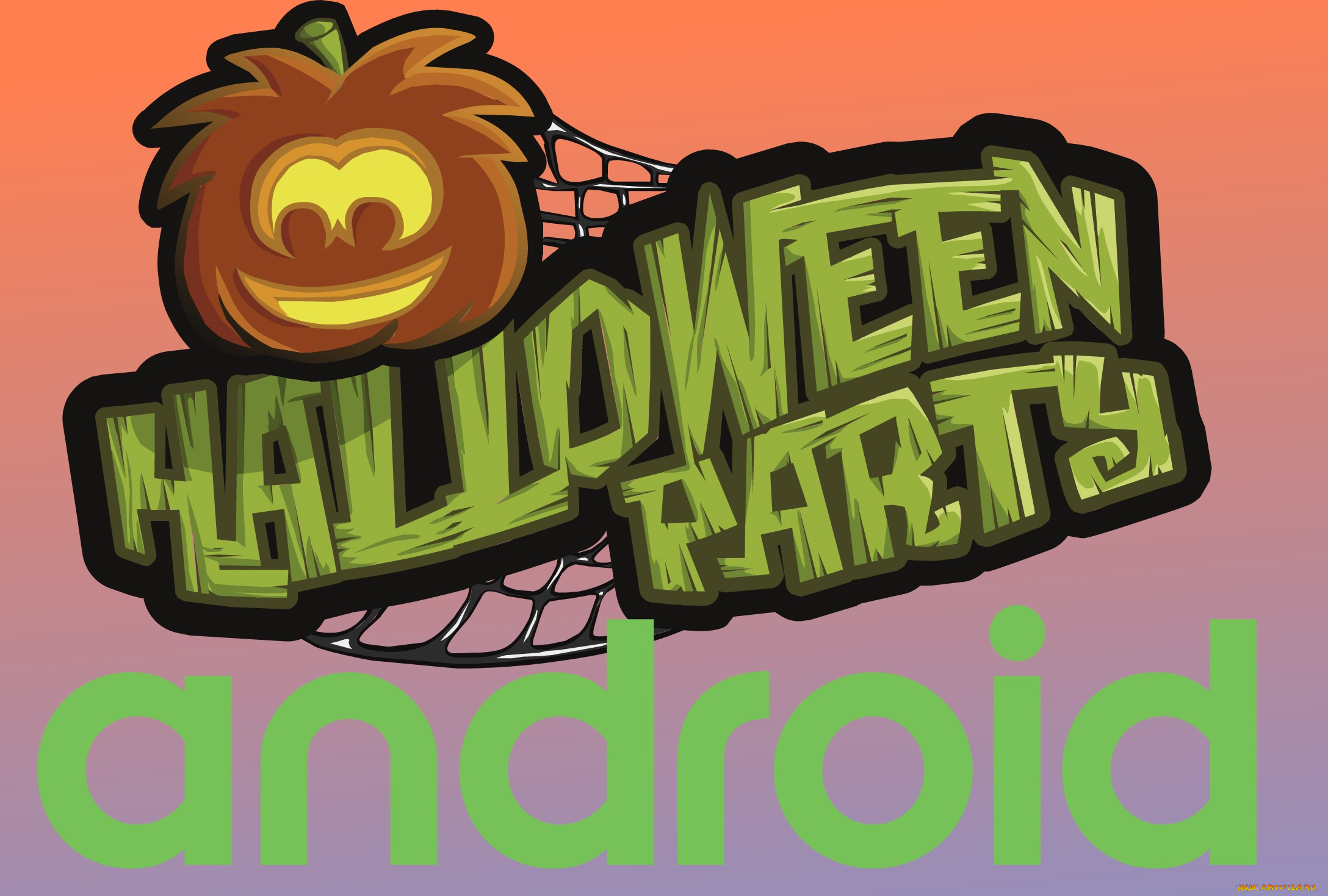 компьютеры, android, фон, логотип