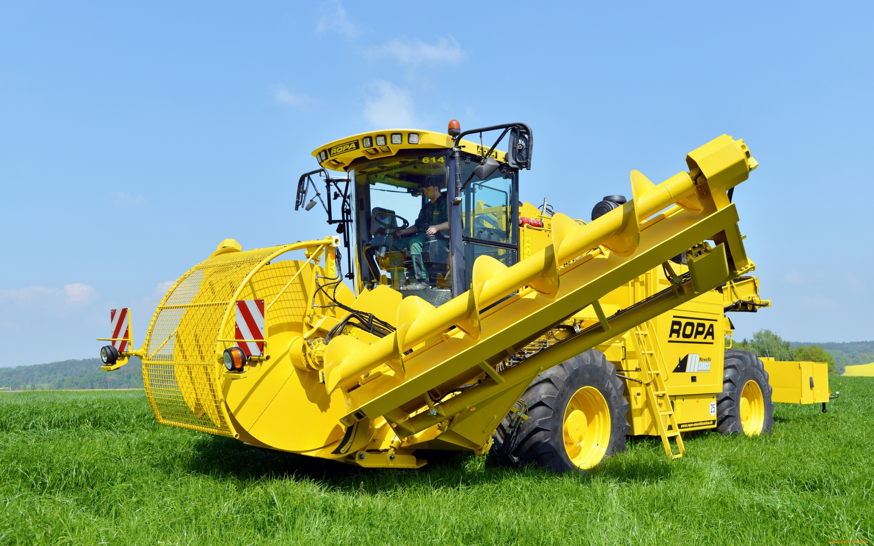 техника, комбайны, машина, поле