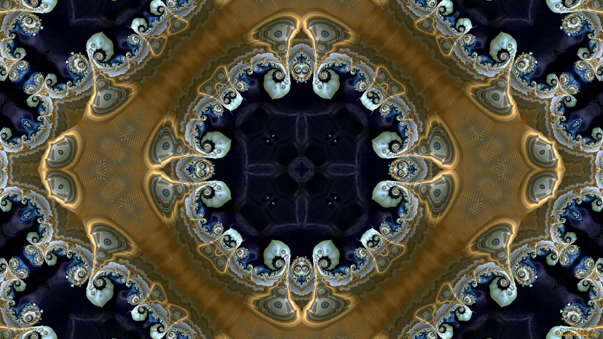 3д, графика, фракталы, , fractal, узор, фон, цвет