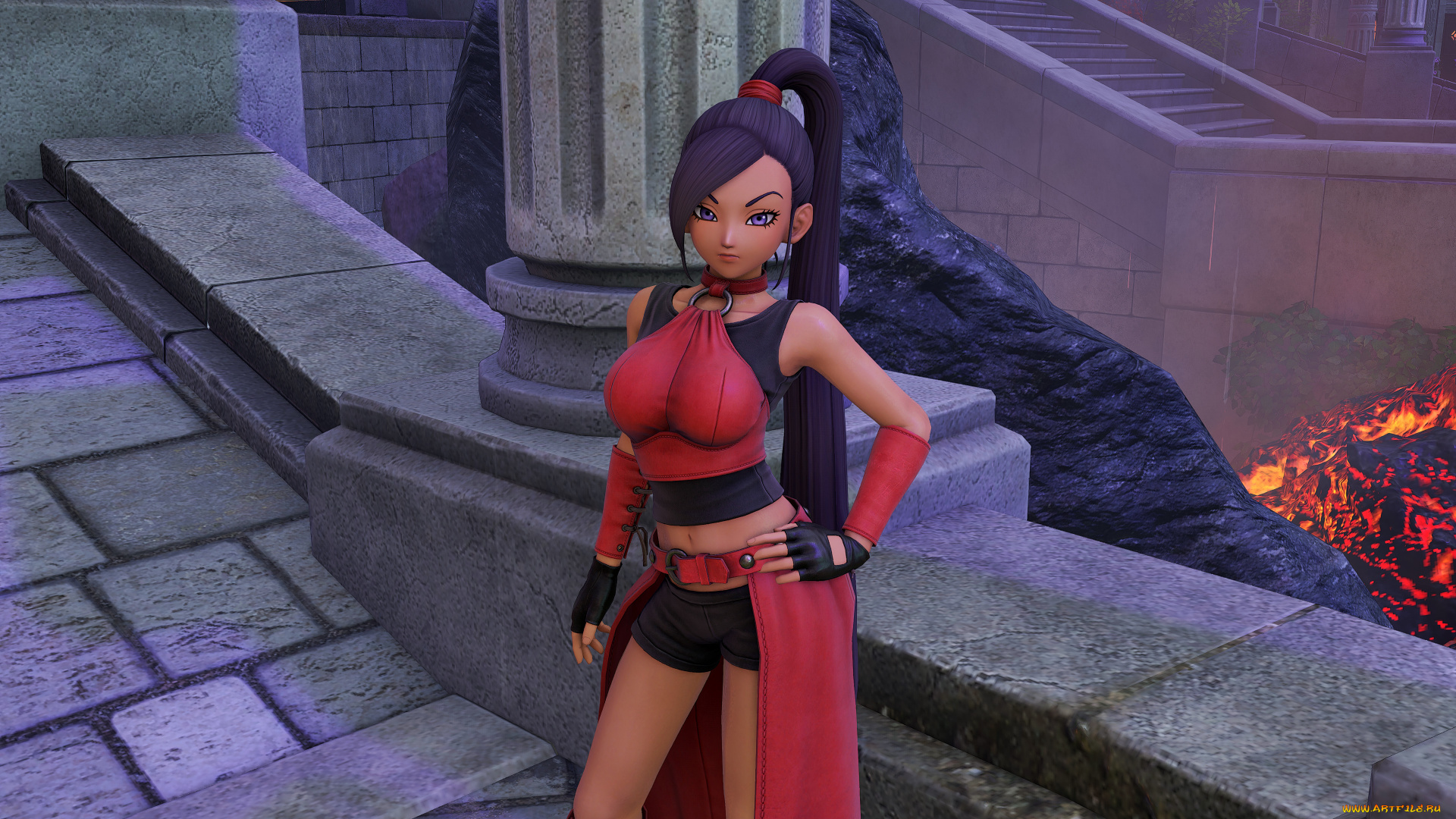 видео, игры, dragon, quest, xi, dragon, quest, xi