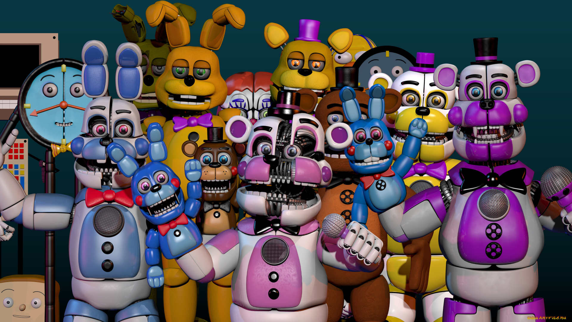 видео, игры, five, nights, at, freddy`s, five, nights, at, freddy's