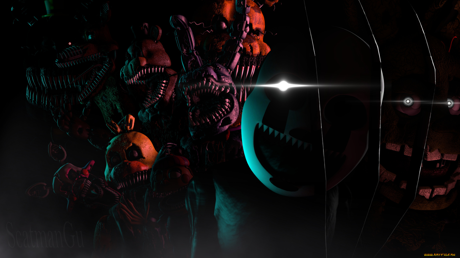 видео, игры, five, nights, at, freddy`s, five, nights, at, freddy's