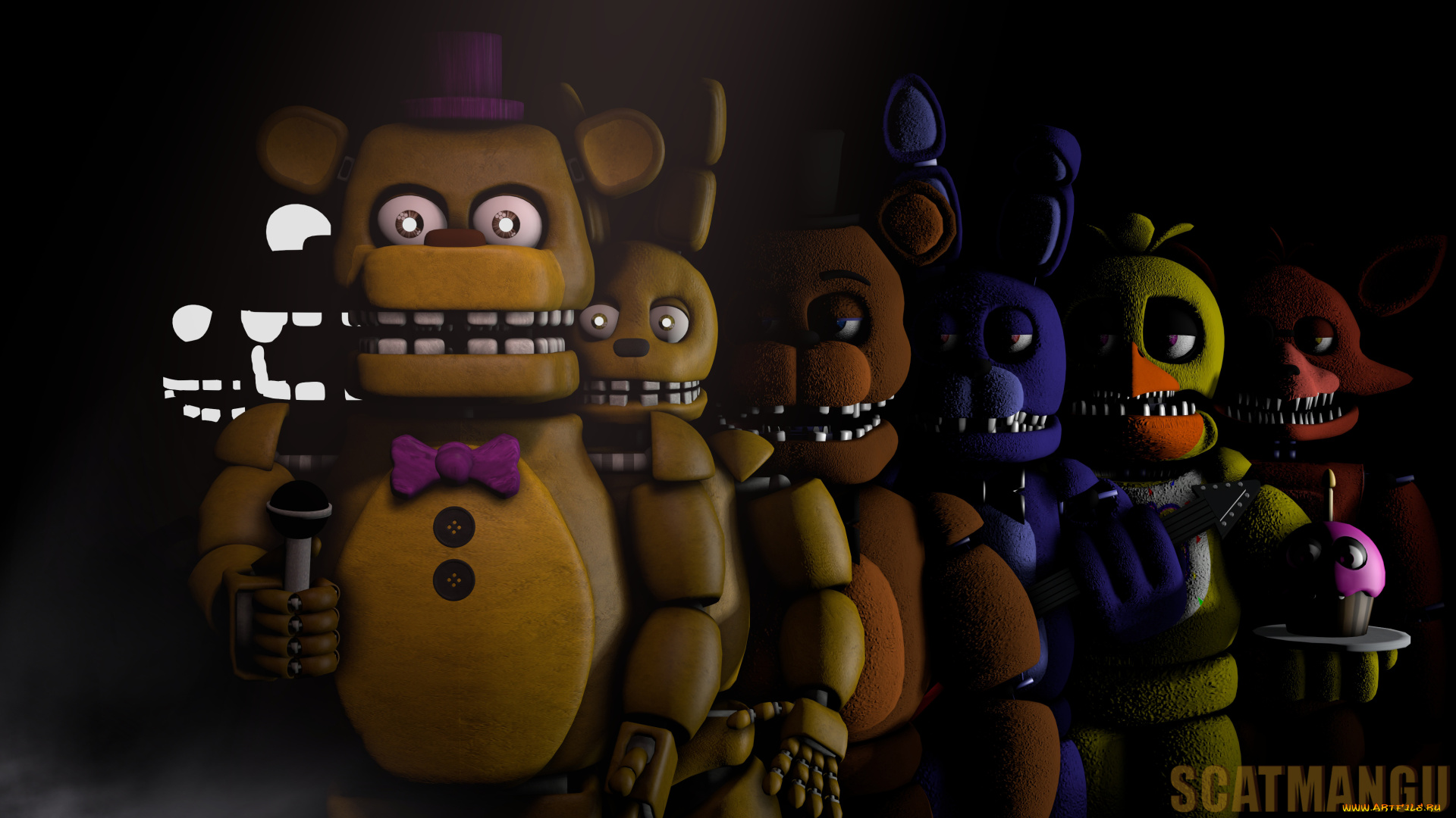 видео, игры, five, nights, at, freddy`s, five, nights, at, freddy's