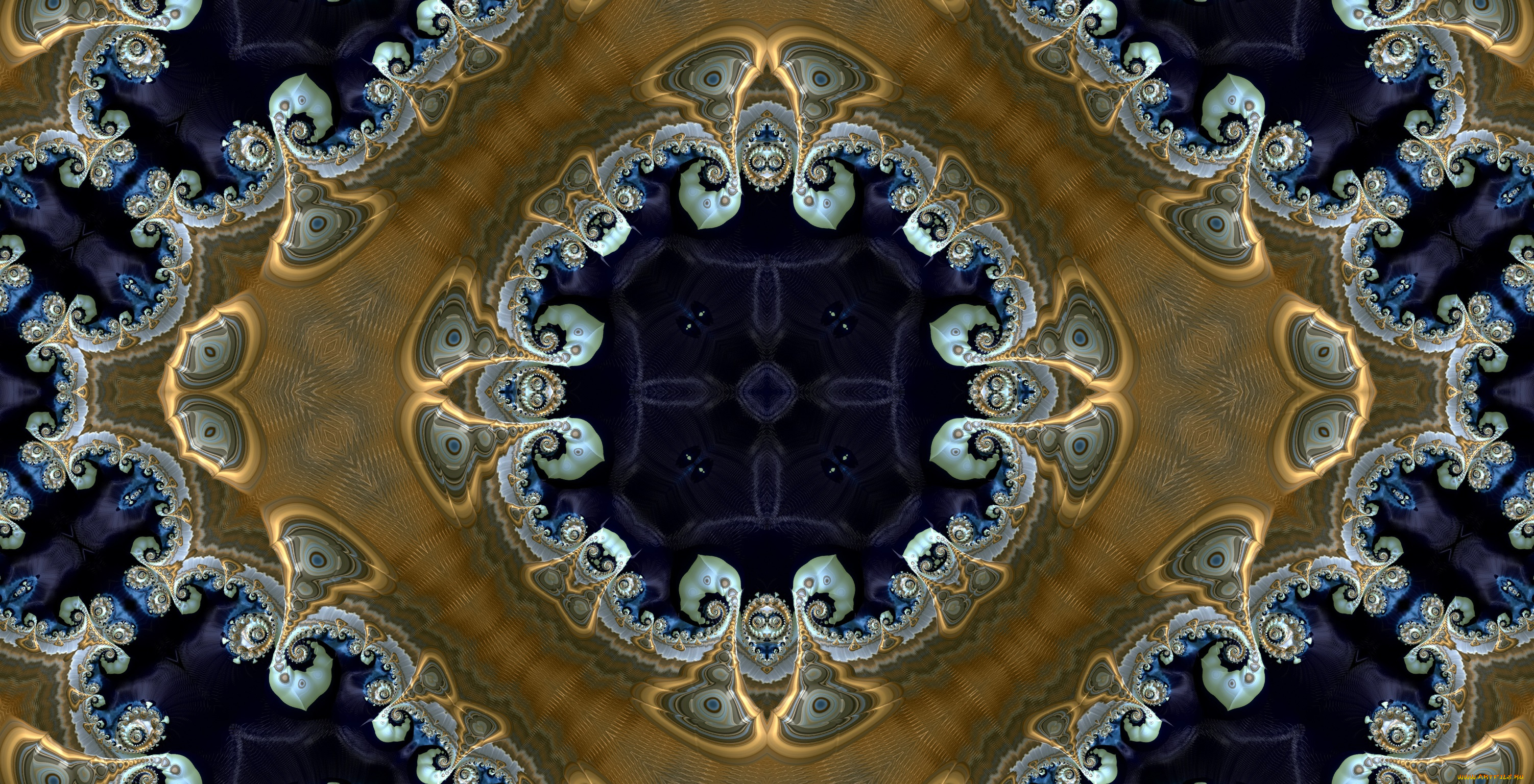 3д, графика, фракталы, , fractal, узор, фон, цвет