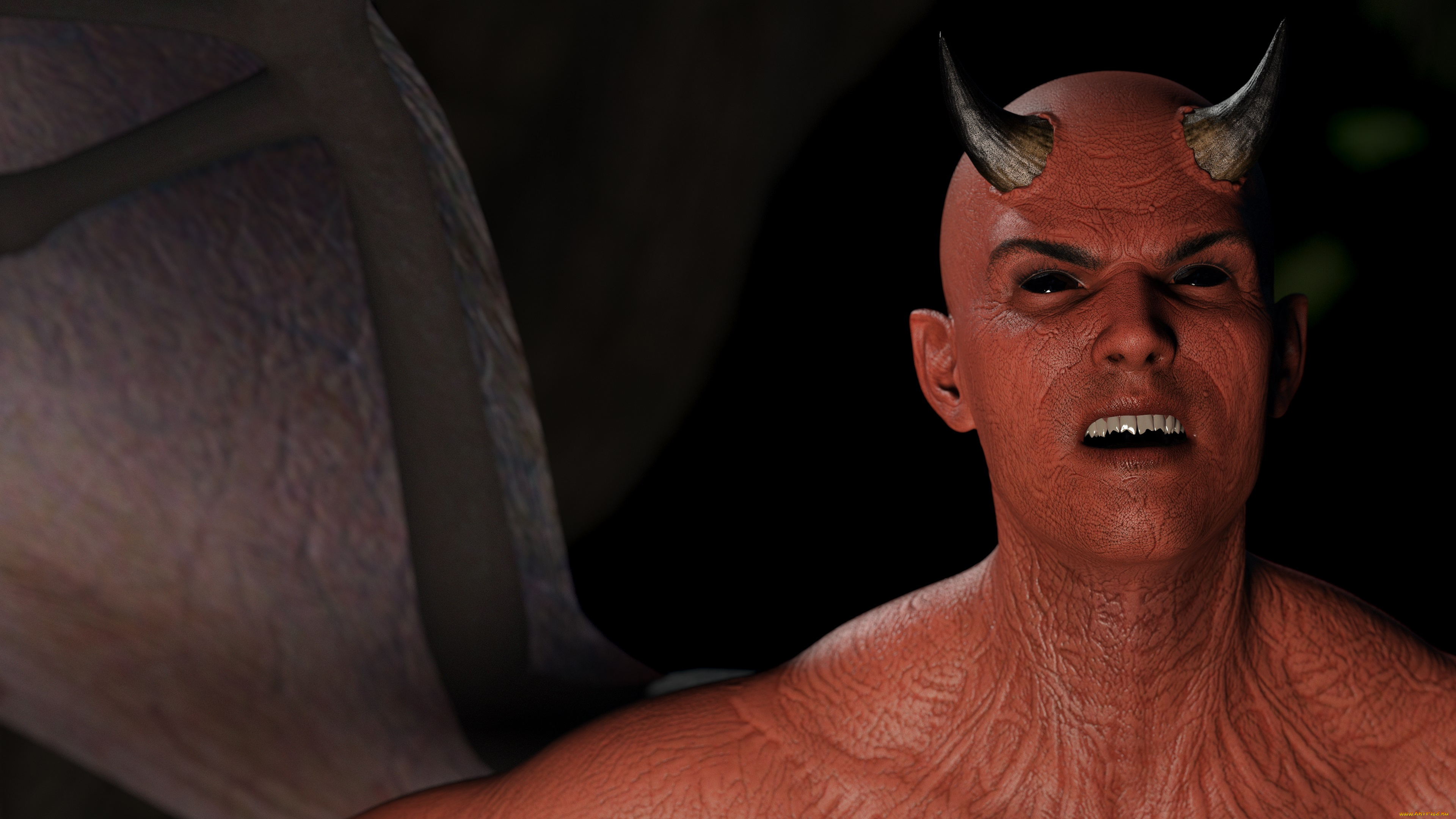 3д, графика, существа, , creatures, демон